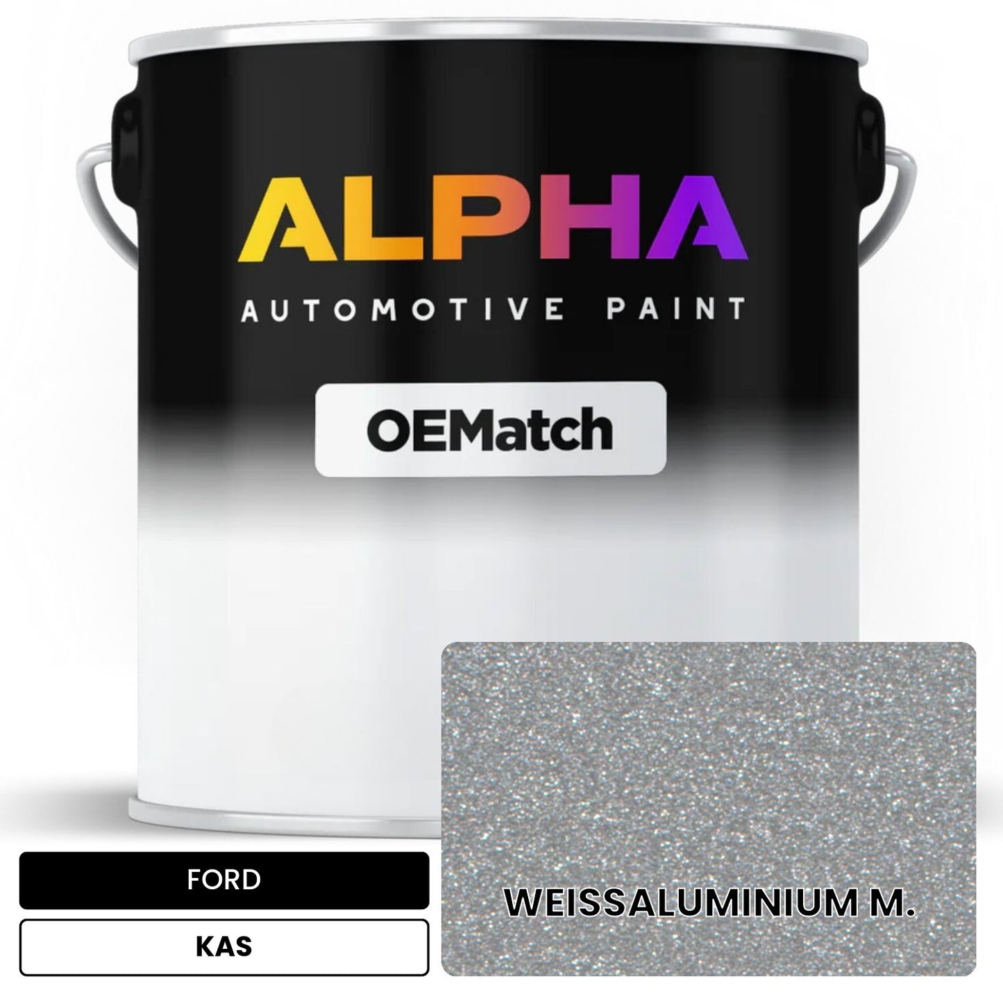 FORD WEISSALUMINIUM M. KAS OEMatch Basecoat