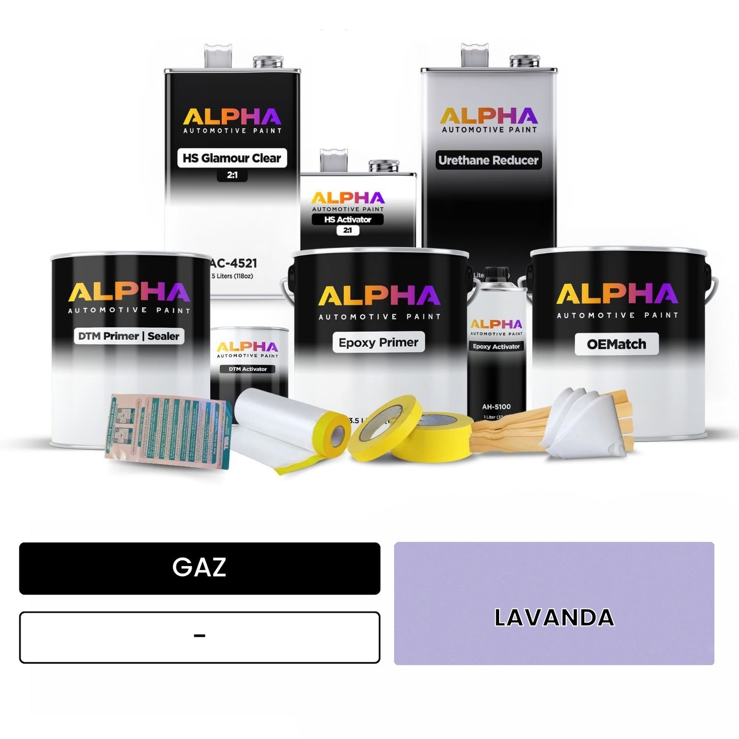 GAZ LAVANDA - OEMatch Vehicle Paint Kit
