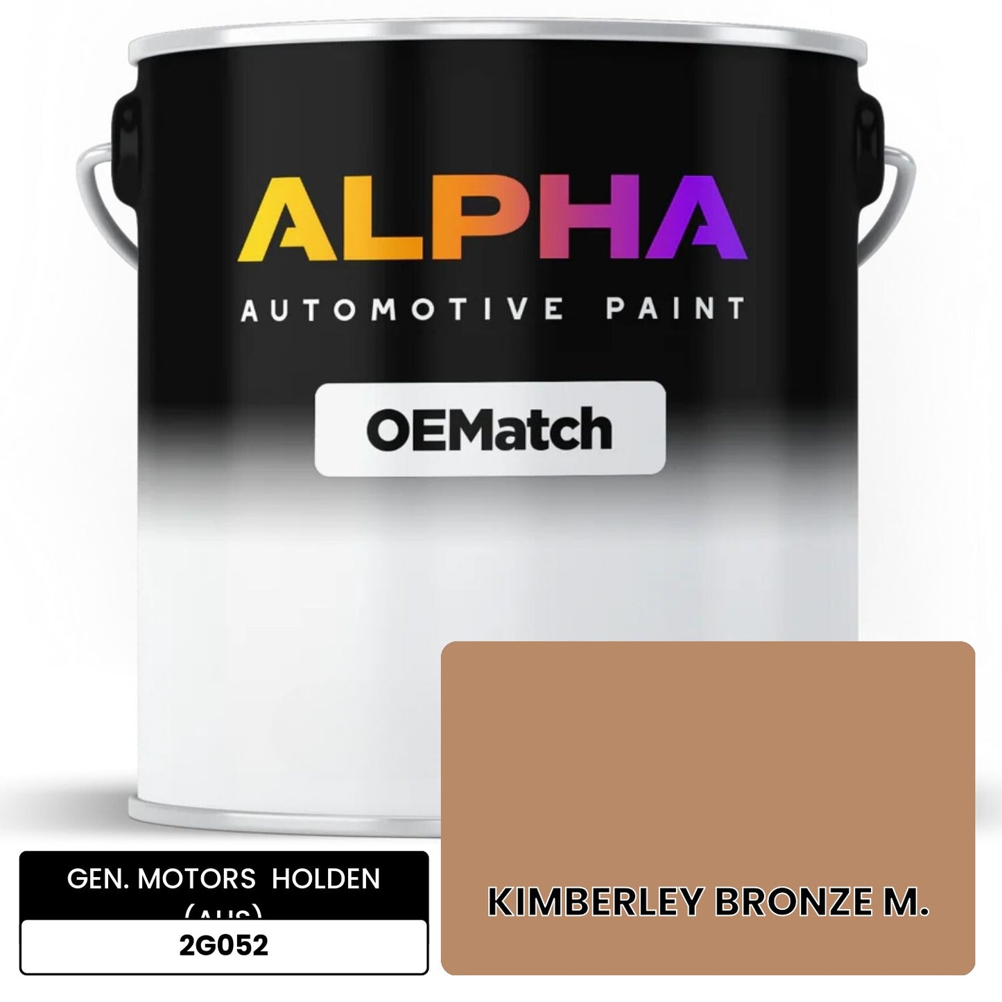 GEN. MOTORS HOLDEN (AUS) KIMBERLEY BRONZE M. 2G052 OEMatch Basecoat