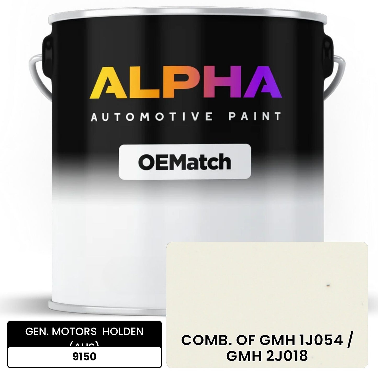 GEN. MOTORS HOLDEN (AUS) COMB. OF GMH 1J054 / GMH 2J018 9150 OEMatch Basecoat