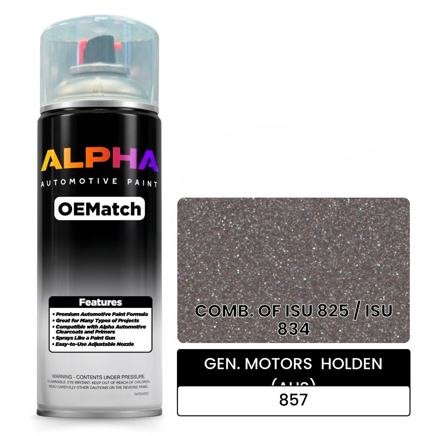 GEN. MOTORS HOLDEN (AUS) COMB. OF ISU 825 / ISU 834 857 OEMatch Spraycan