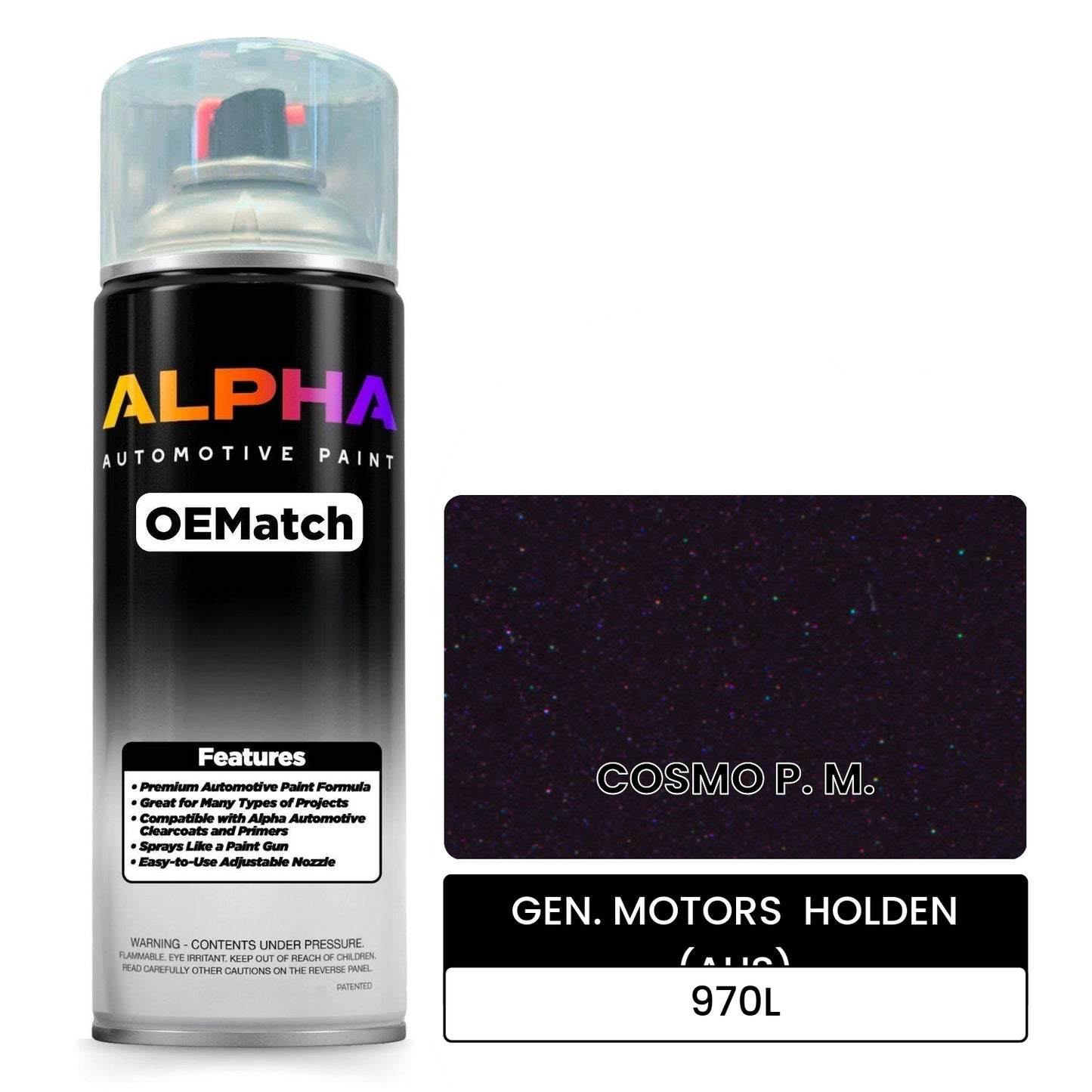 GEN. MOTORS HOLDEN (AUS) COSMO P. M. 970L OEMatch Spraycan
