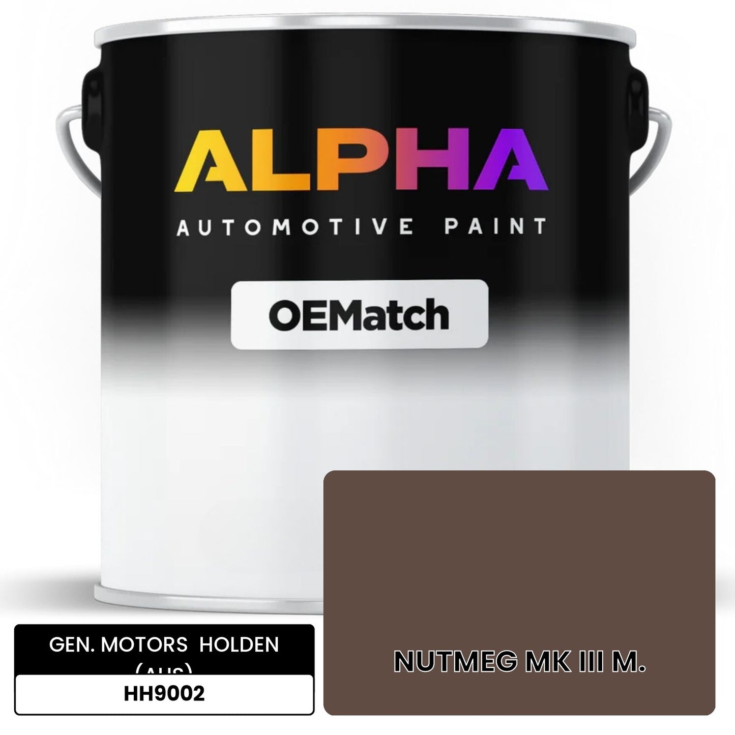 GEN. MOTORS HOLDEN (AUS) NUTMEG MK III M. HH9002 OEMatch Basecoat