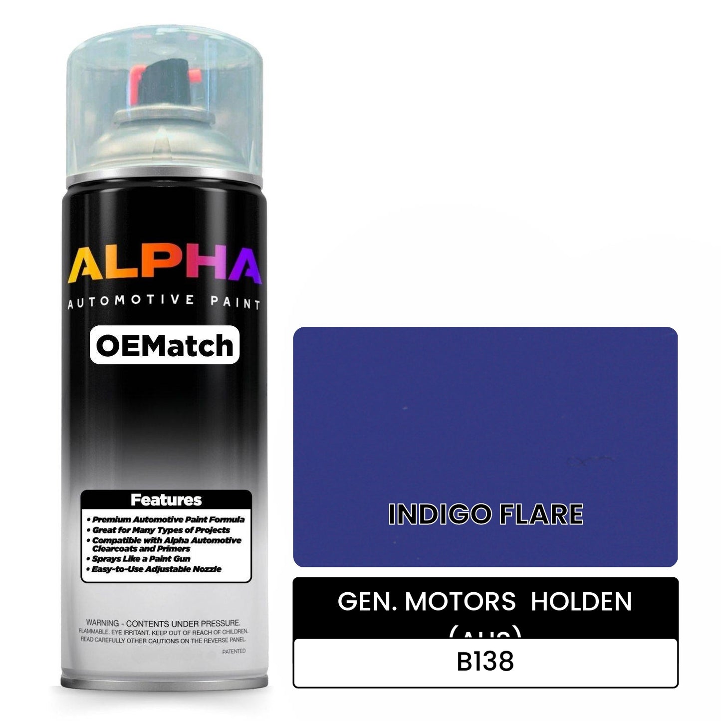 GEN. MOTORS HOLDEN (AUS) INDIGO FLARE B138 OEMatch Spraycan