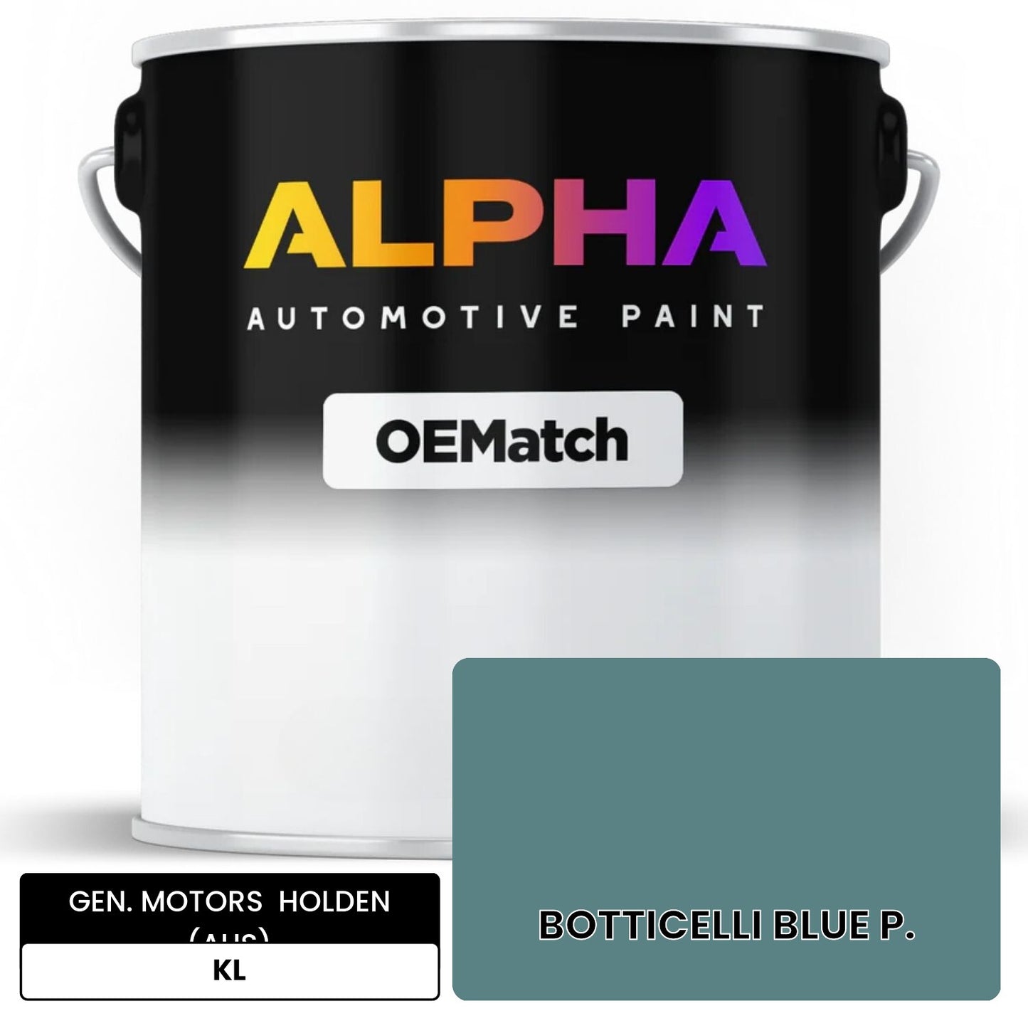 GEN. MOTORS HOLDEN (AUS) BOTTICELLI BLUE P. KL OEMatch Basecoat
