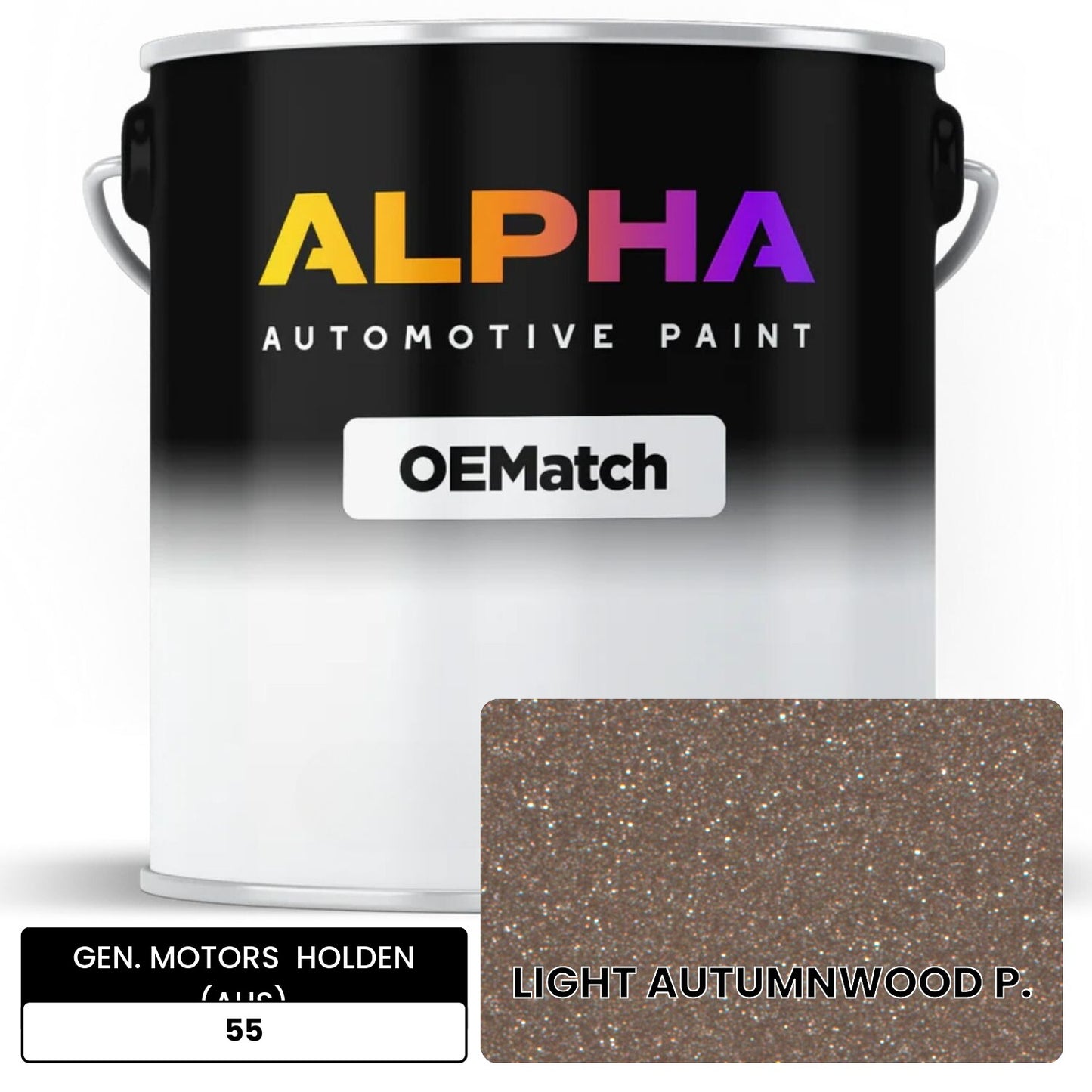 GEN. MOTORS HOLDEN (AUS) LIGHT AUTUMNWOOD P. 55 OEMatch Basecoat