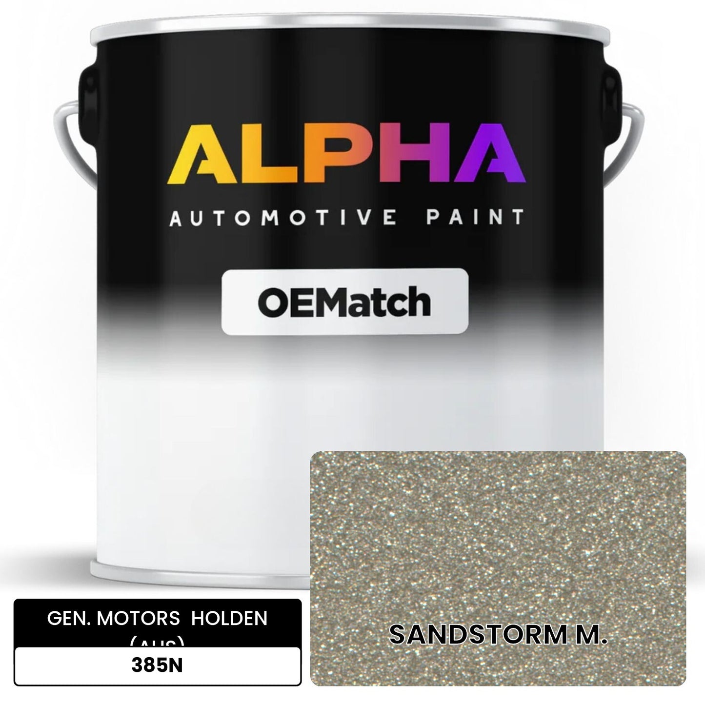 GEN. MOTORS HOLDEN (AUS) SANDSTORM M. 385N OEMatch Basecoat