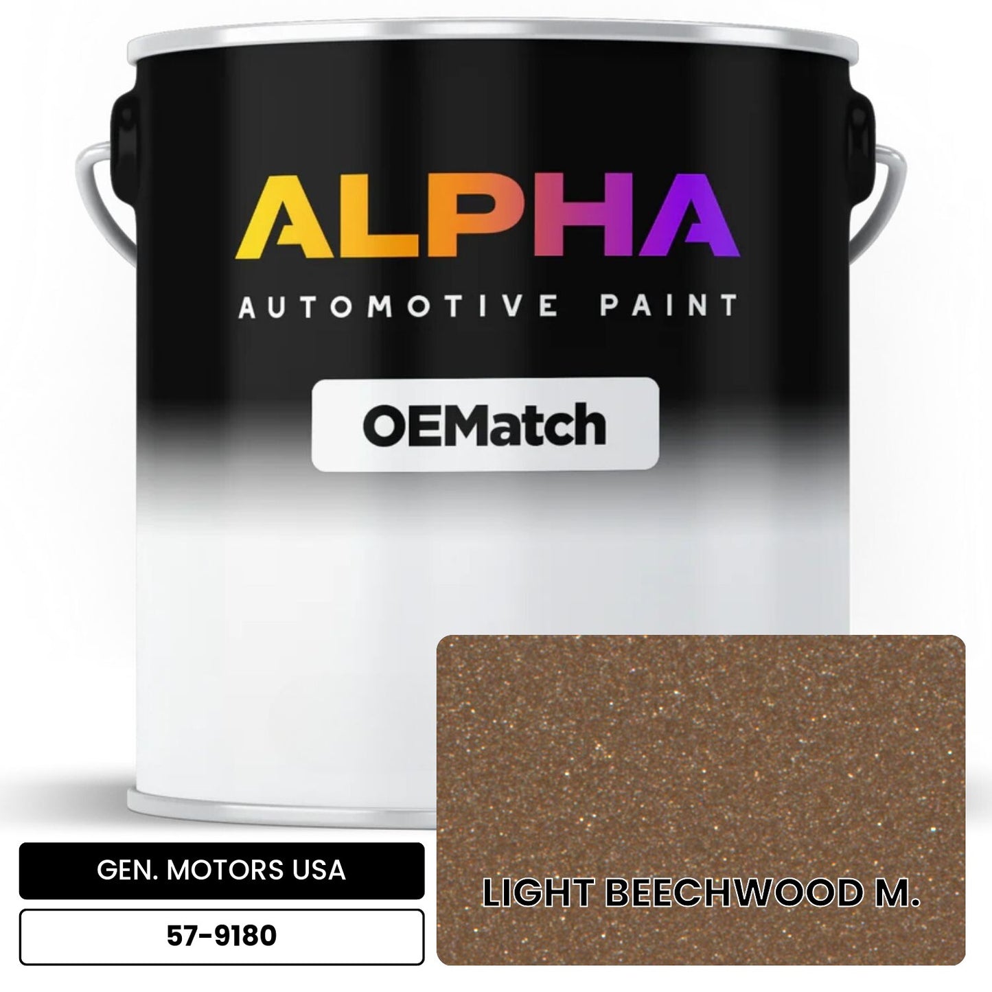 GEN. MOTORS USA LIGHT BEECHWOOD M. 57-9180 OEMatch Basecoat