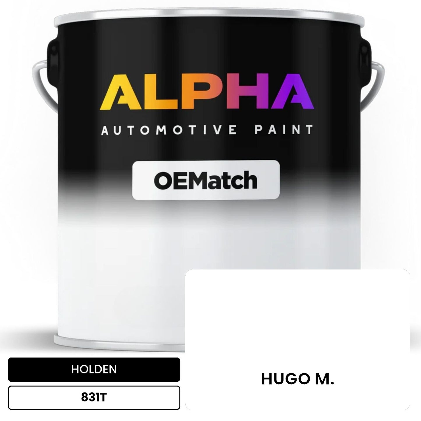 HOLDEN HUGO M. 831T OEMatch Basecoat