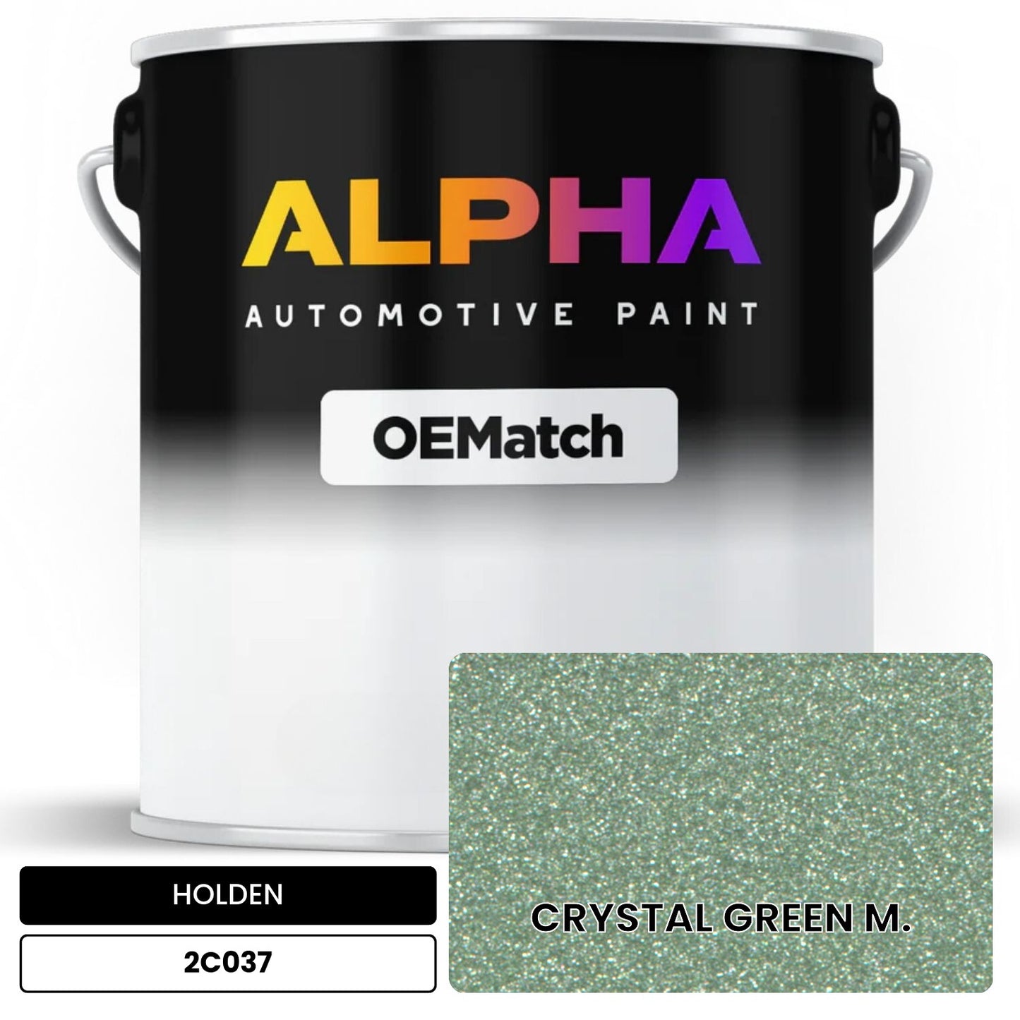 HOLDEN CRYSTAL GREEN M. 2C037 OEMatch Basecoat