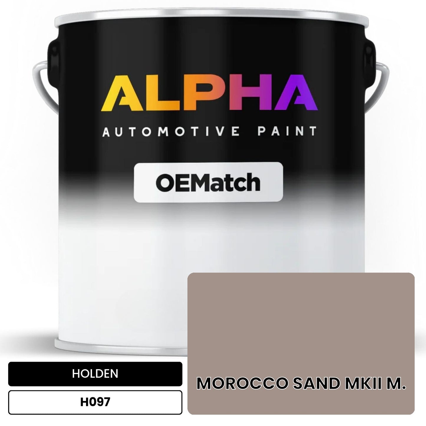 HOLDEN MOROCCO SAND MKII M. H097 OEMatch Basecoat