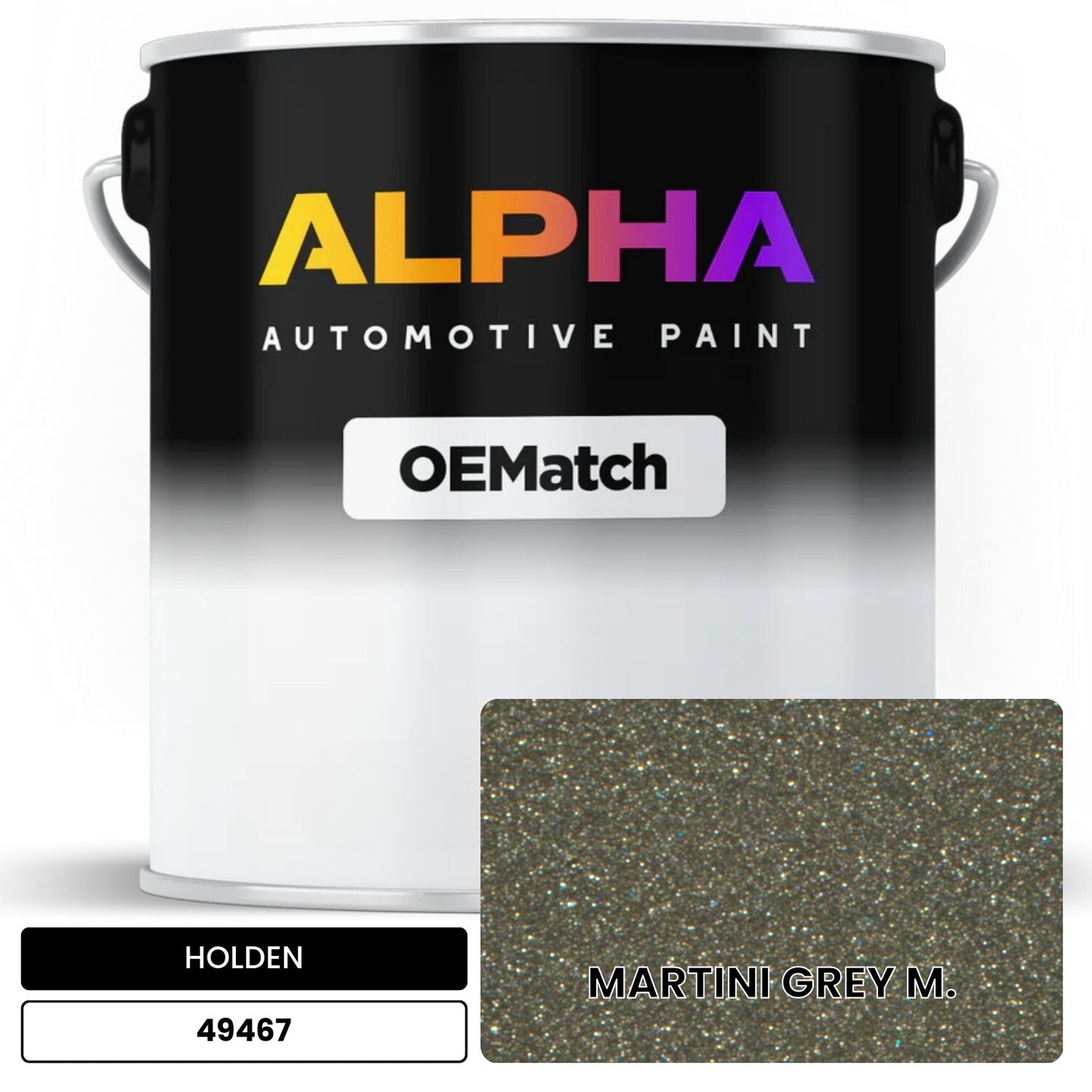 HOLDEN MARTINI GREY M. 49467 OEMatch Basecoat