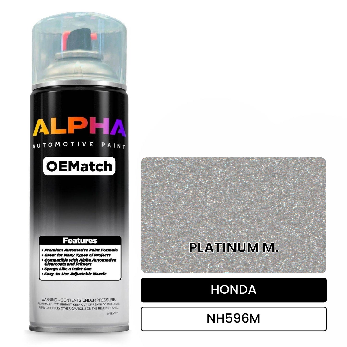 HONDA PLATINUM M. NH596M OEMatch Spraycan