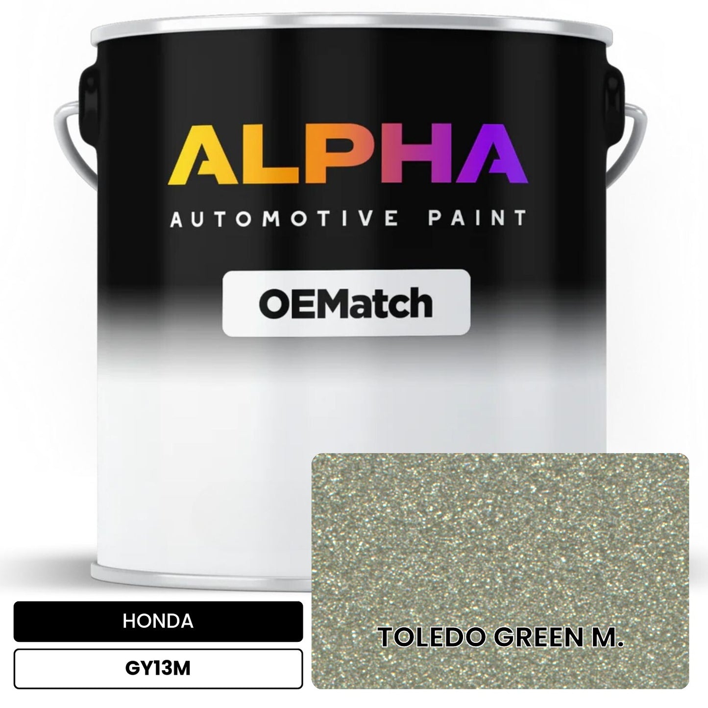 HONDA TOLEDO GREEN M. GY13M OEMatch Basecoat