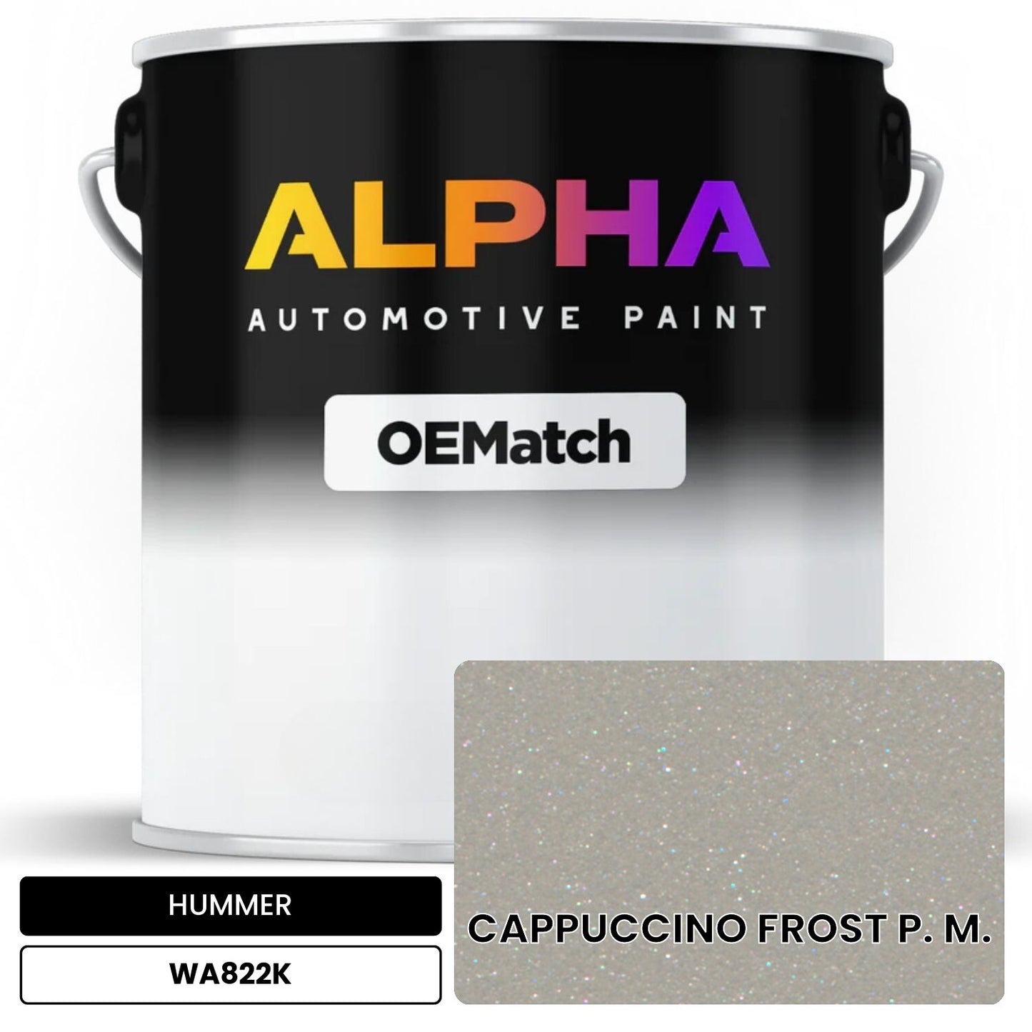 HUMMER CAPPUCCINO FROST P. M. WA822K OEMatch Basecoat