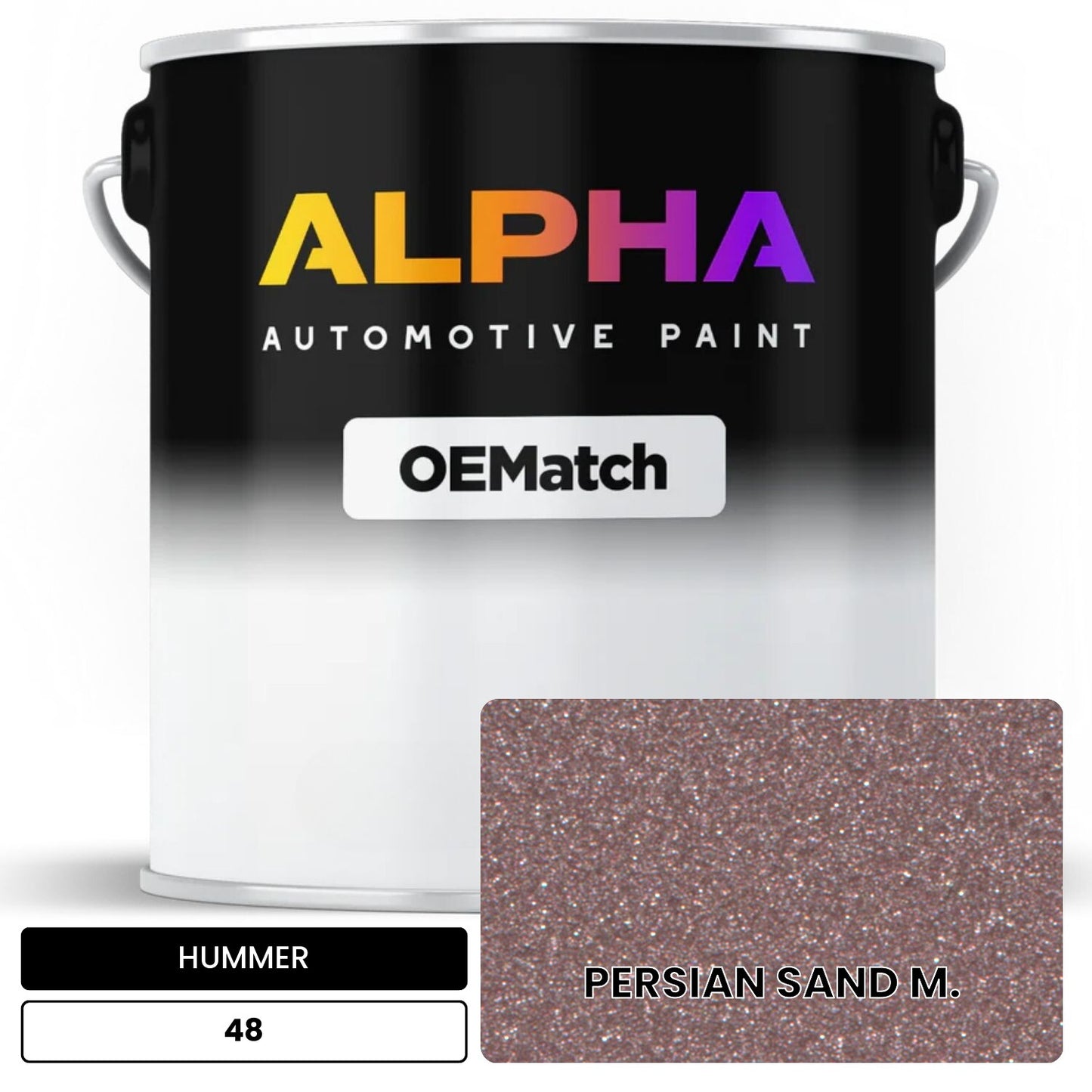 HUMMER PERSIAN SAND M. 48 OEMatch Basecoat