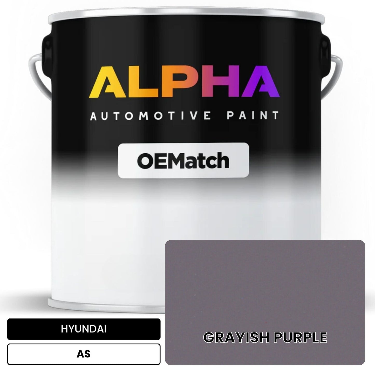 HYUNDAI GRAYISH PURPLE AS OEMatch Basecoat
