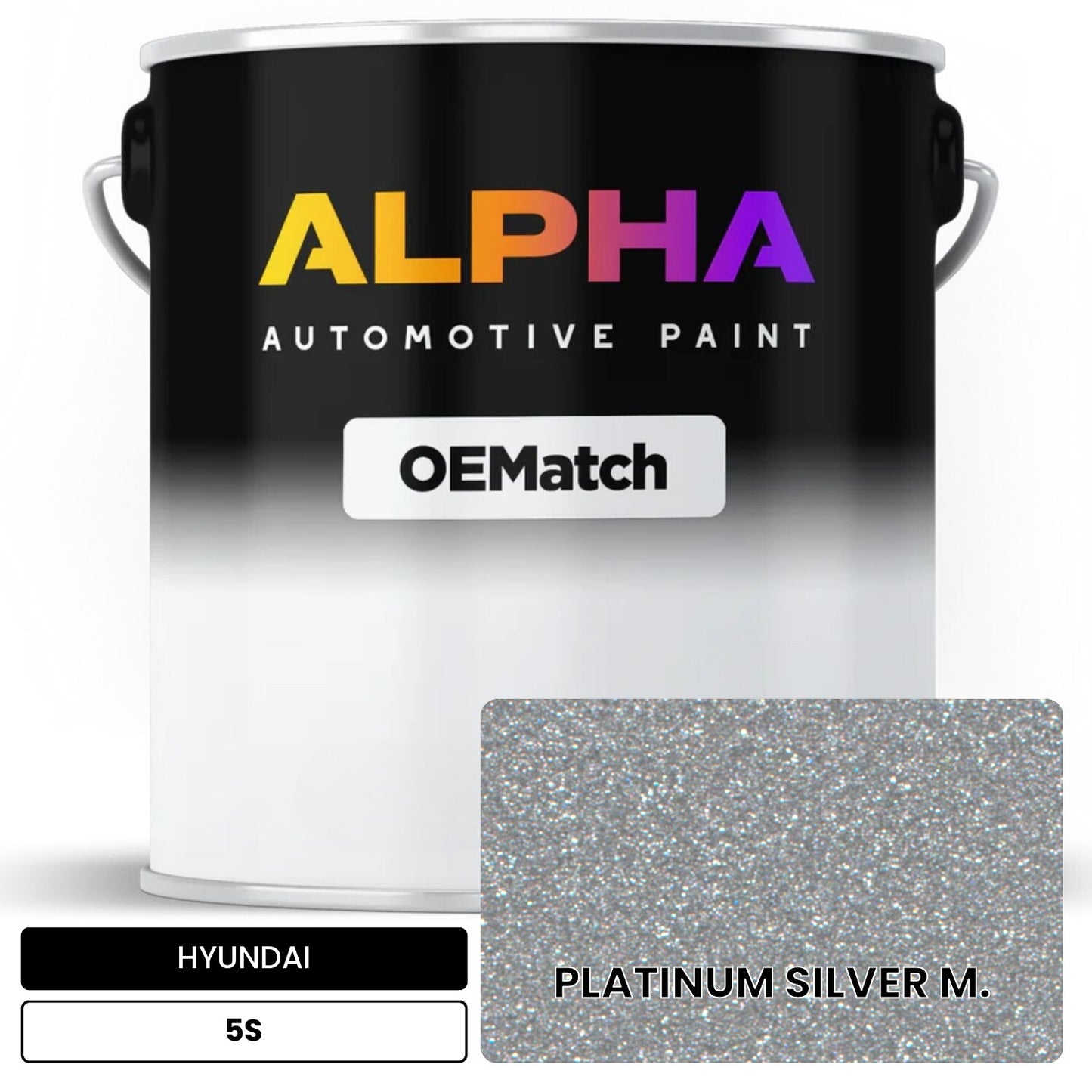 HYUNDAI PLATINUM SILVER M. 5S OEMatch Basecoat