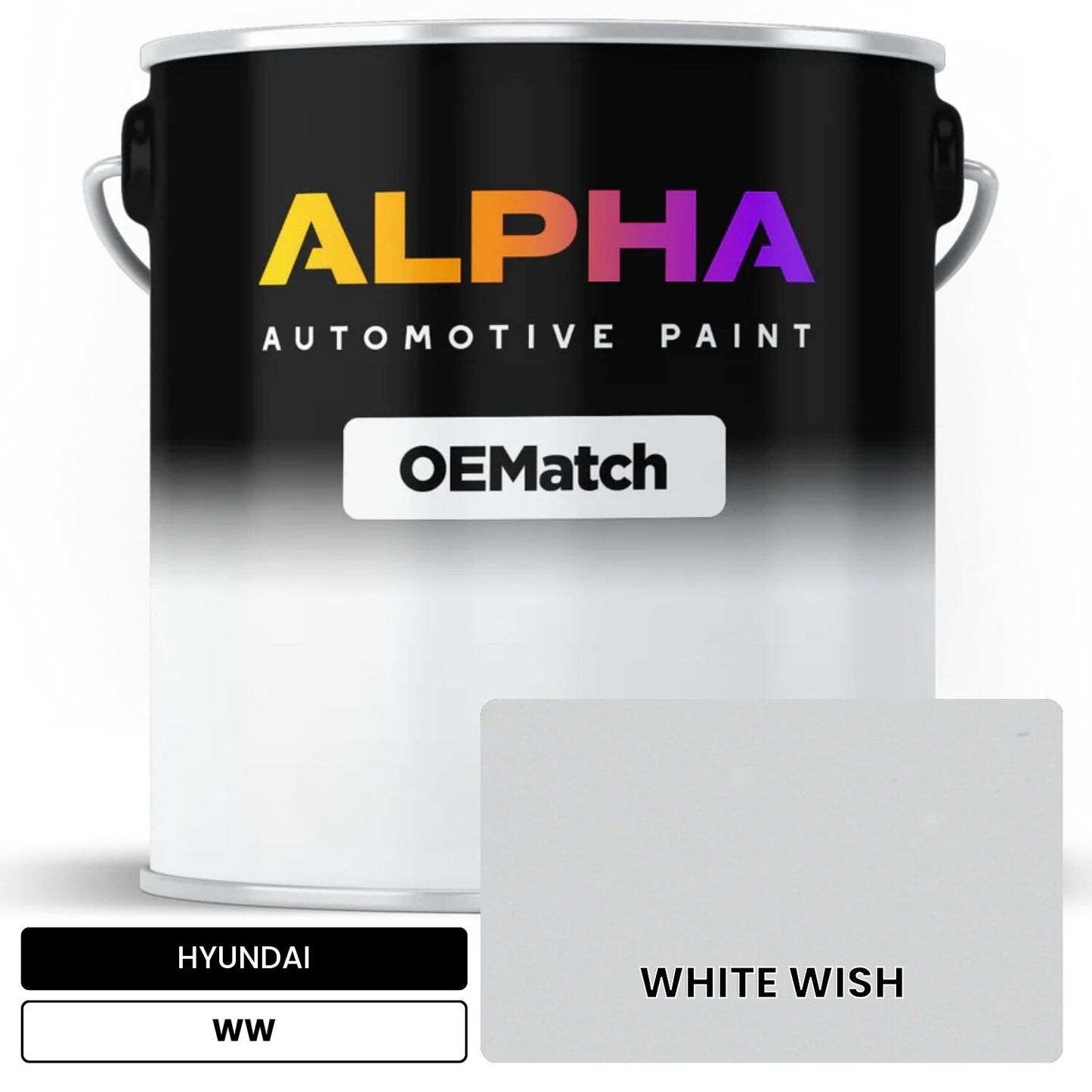 HYUNDAI WHITE WISH WW OEMatch Basecoat