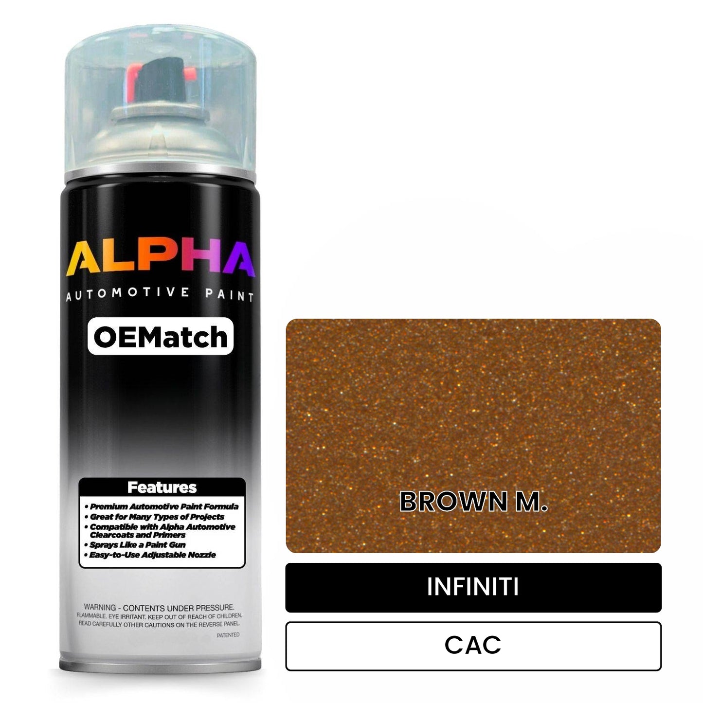 INFINITI BROWN M. CAC OEMatch Spraycan