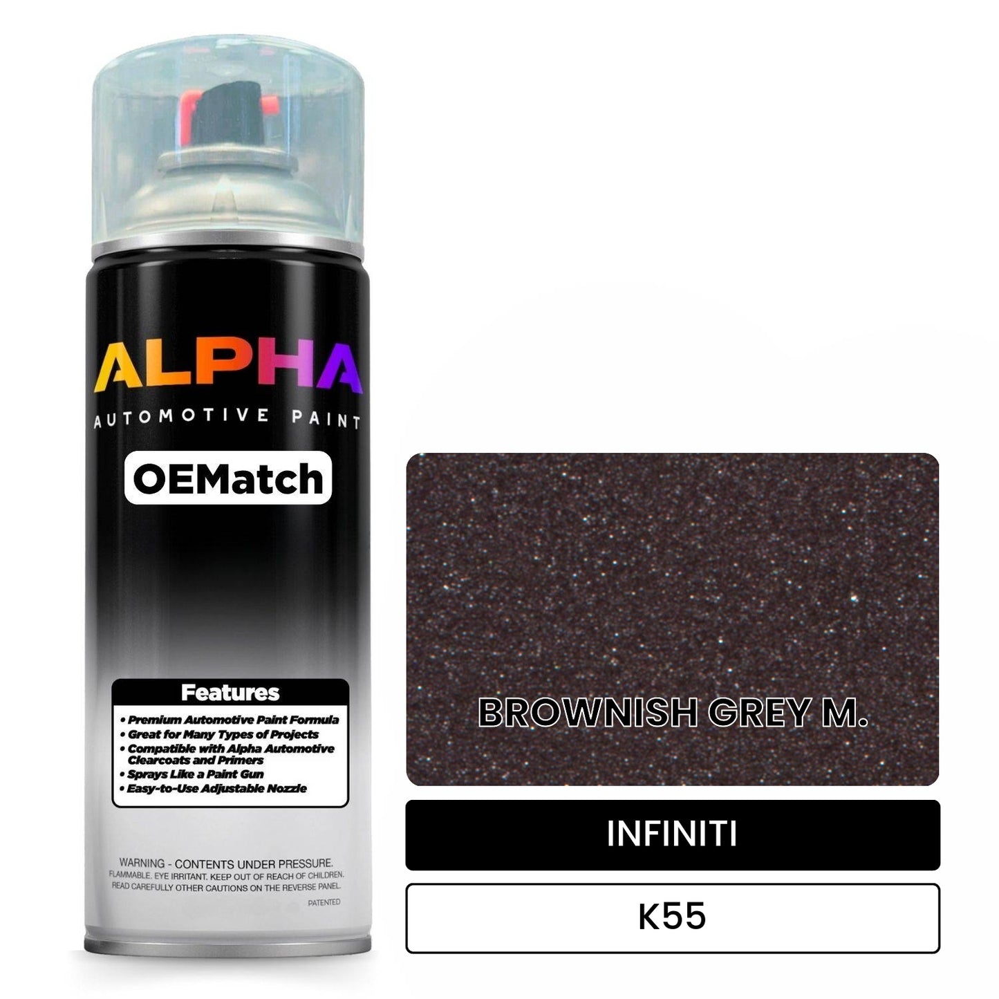 INFINITI BROWNISH GREY M. K55 OEMatch Spraycan