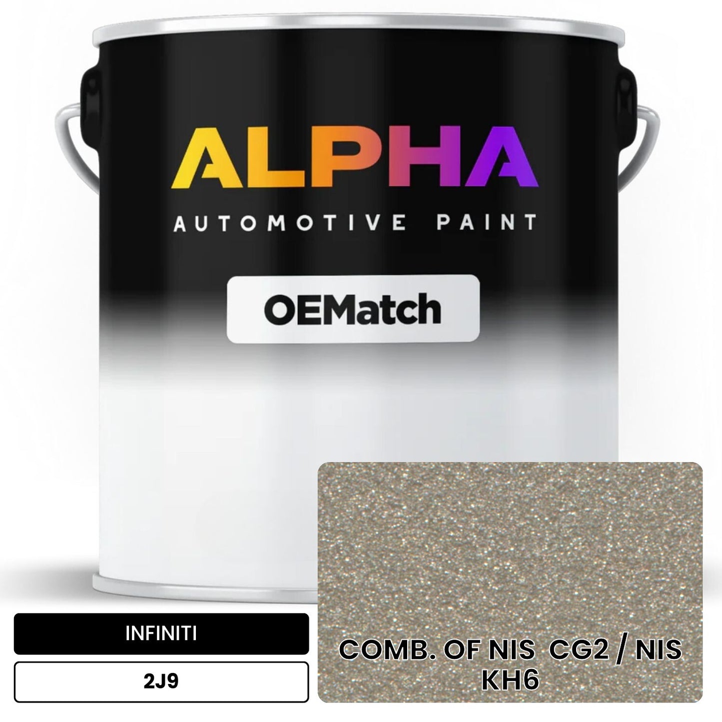 INFINITI COMB. OF NIS CG2 / NIS KH6 2J9 OEMatch Basecoat