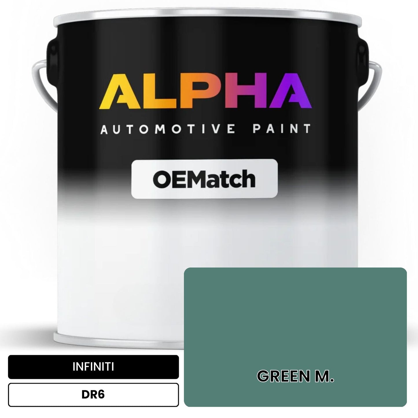 INFINITI GREEN M. DR6 OEMatch Basecoat