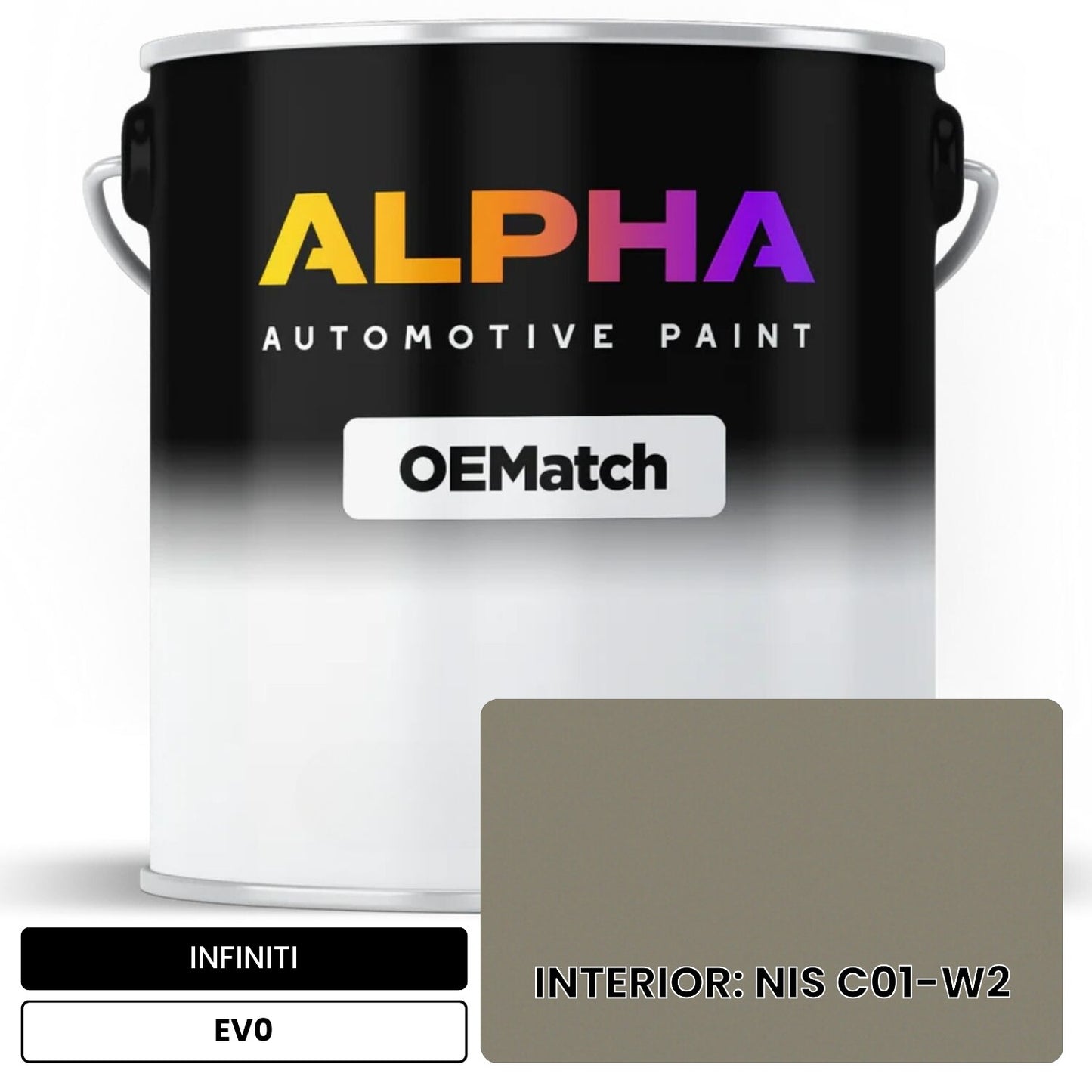 INFINITI INTERIOR: NIS C01-W2 EV0 OEMatch Basecoat