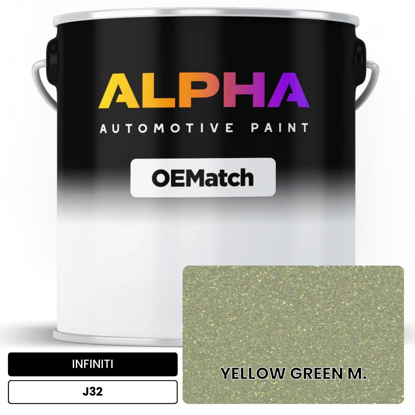 INFINITI YELLOW GREEN M. J32 OEMatch Basecoat