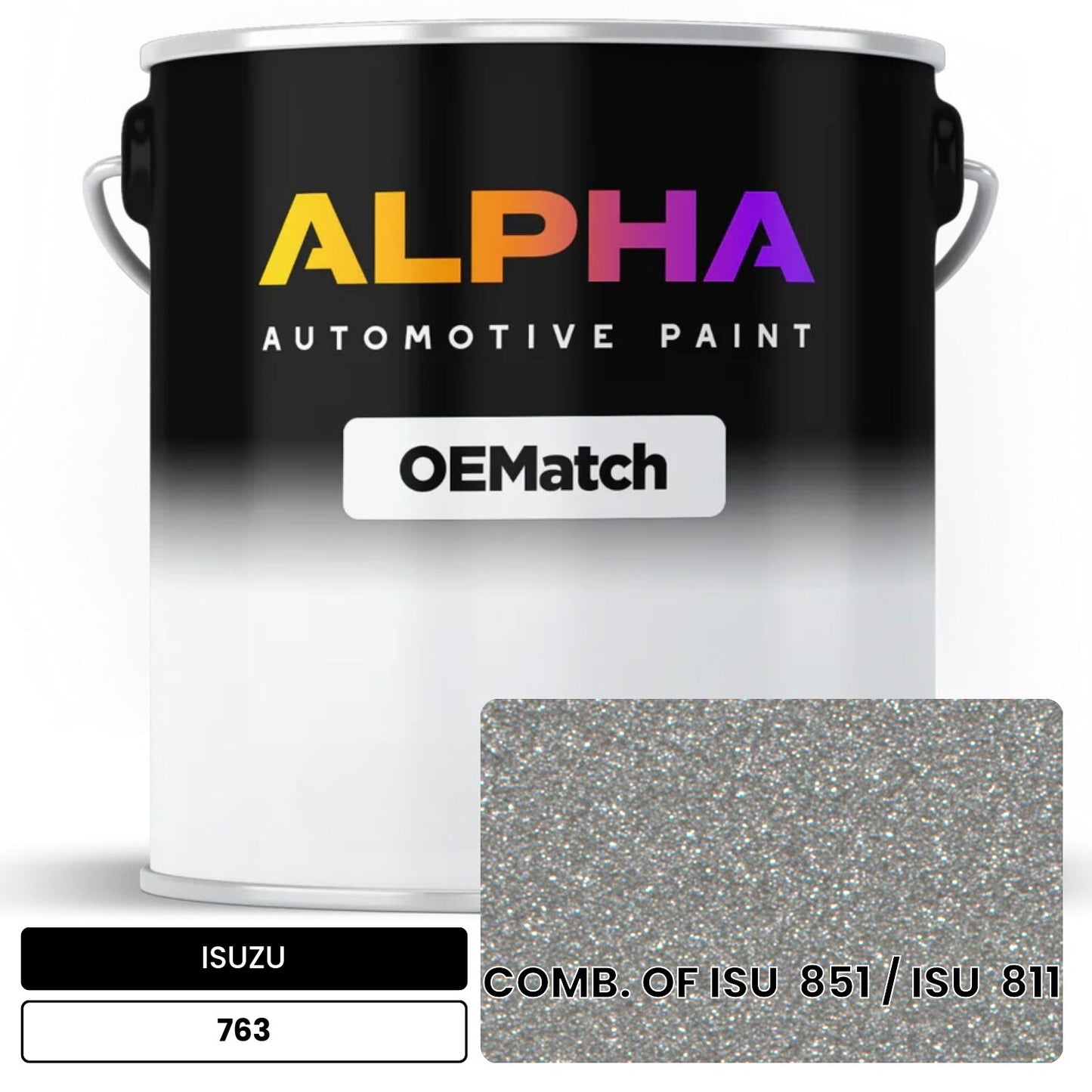 ISUZU COMB. OF ISU 851 / ISU 811 763 OEMatch Basecoat