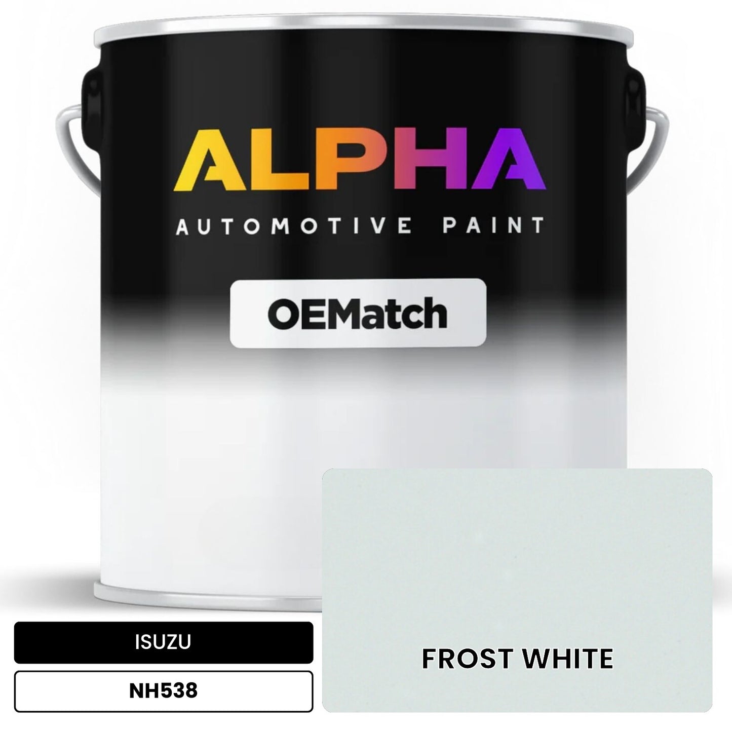 ISUZU FROST WHITE NH538 OEMatch Basecoat