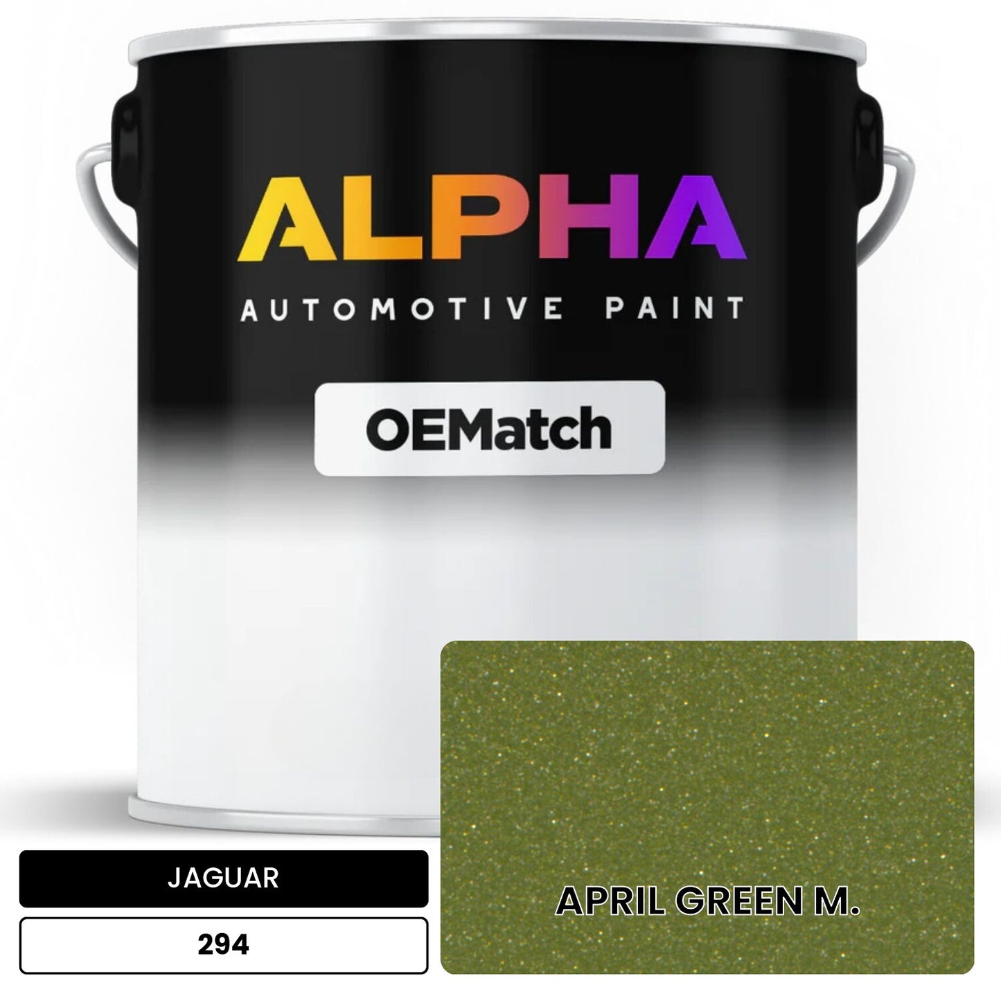 JAGUAR APRIL GREEN M. 294 OEMatch Basecoat
