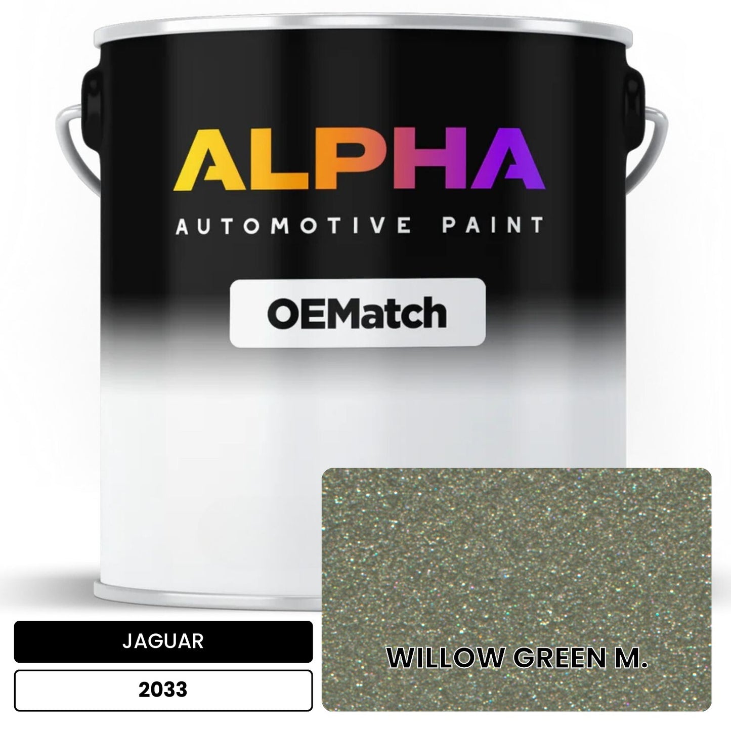 JAGUAR WILLOW GREEN M. 2033 OEMatch Basecoat