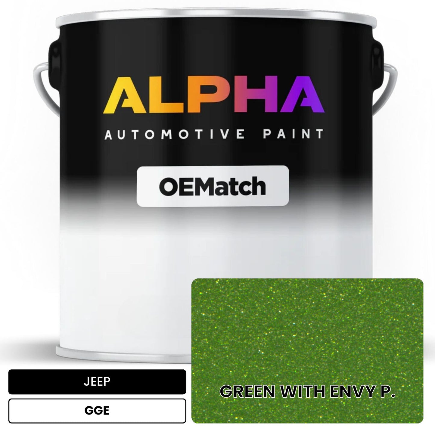 JEEP GREEN WITH ENVY P. GGE OEMatch Basecoat