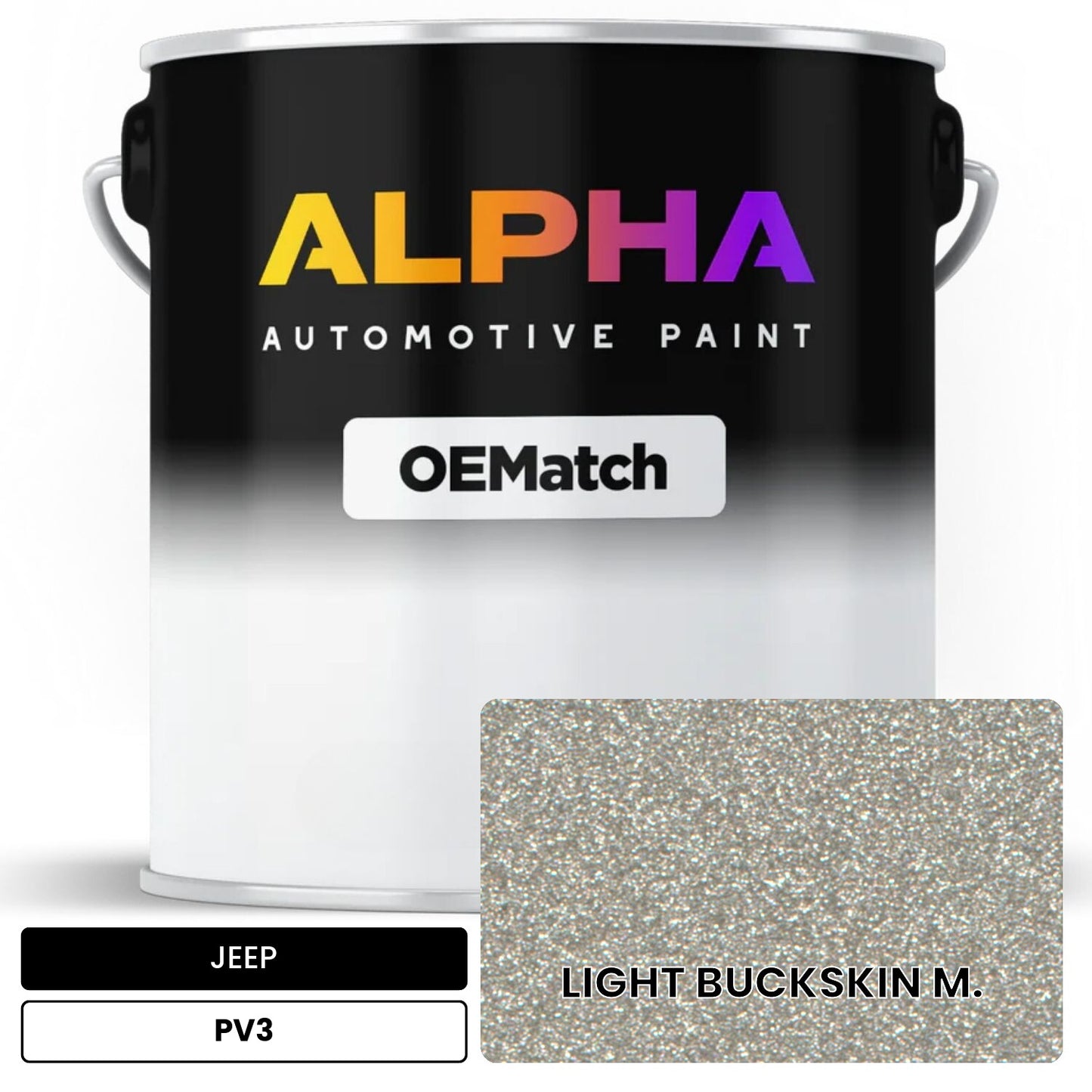 JEEP LIGHT BUCKSKIN M. PV3 OEMatch Basecoat