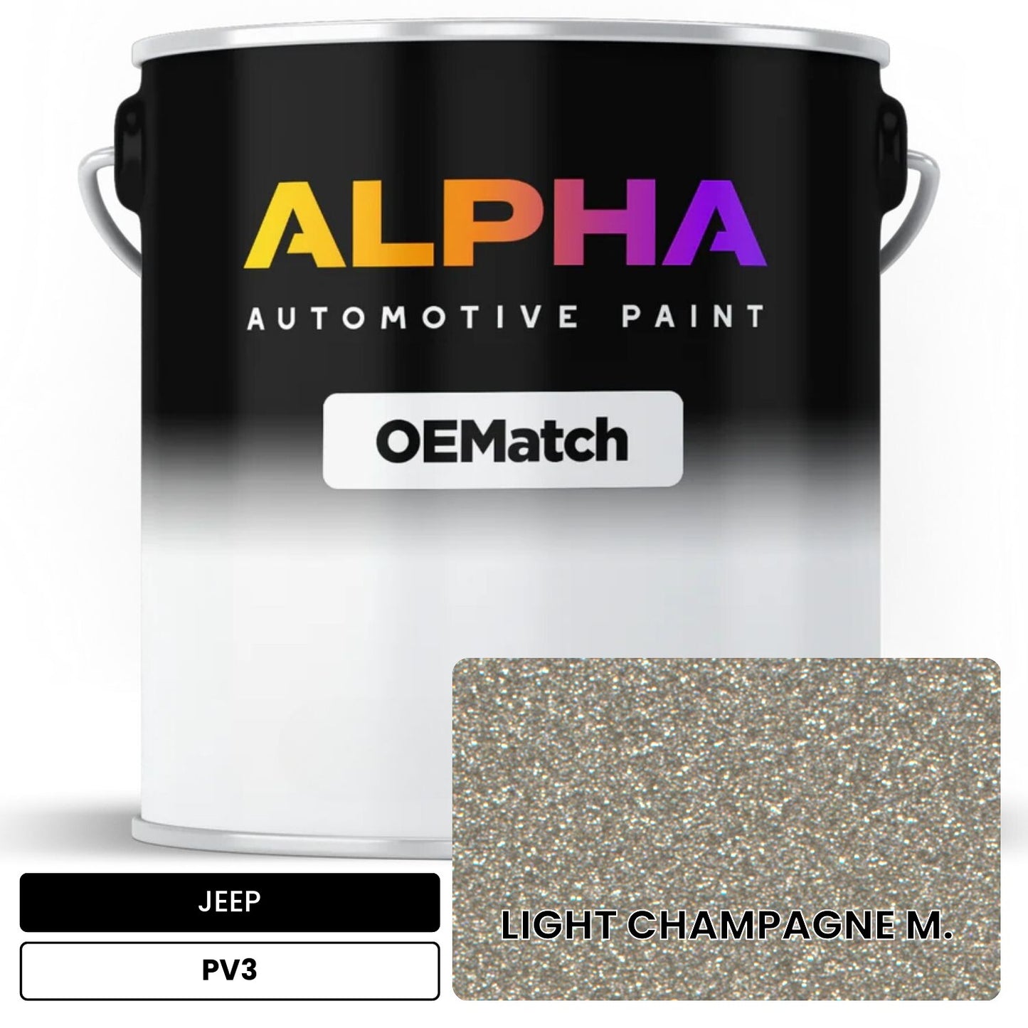 JEEP LIGHT CHAMPAGNE M. PV3 OEMatch Basecoat