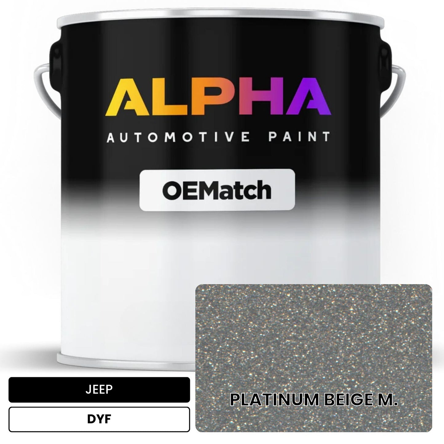 JEEP PLATINUM BEIGE M. DYF OEMatch Basecoat