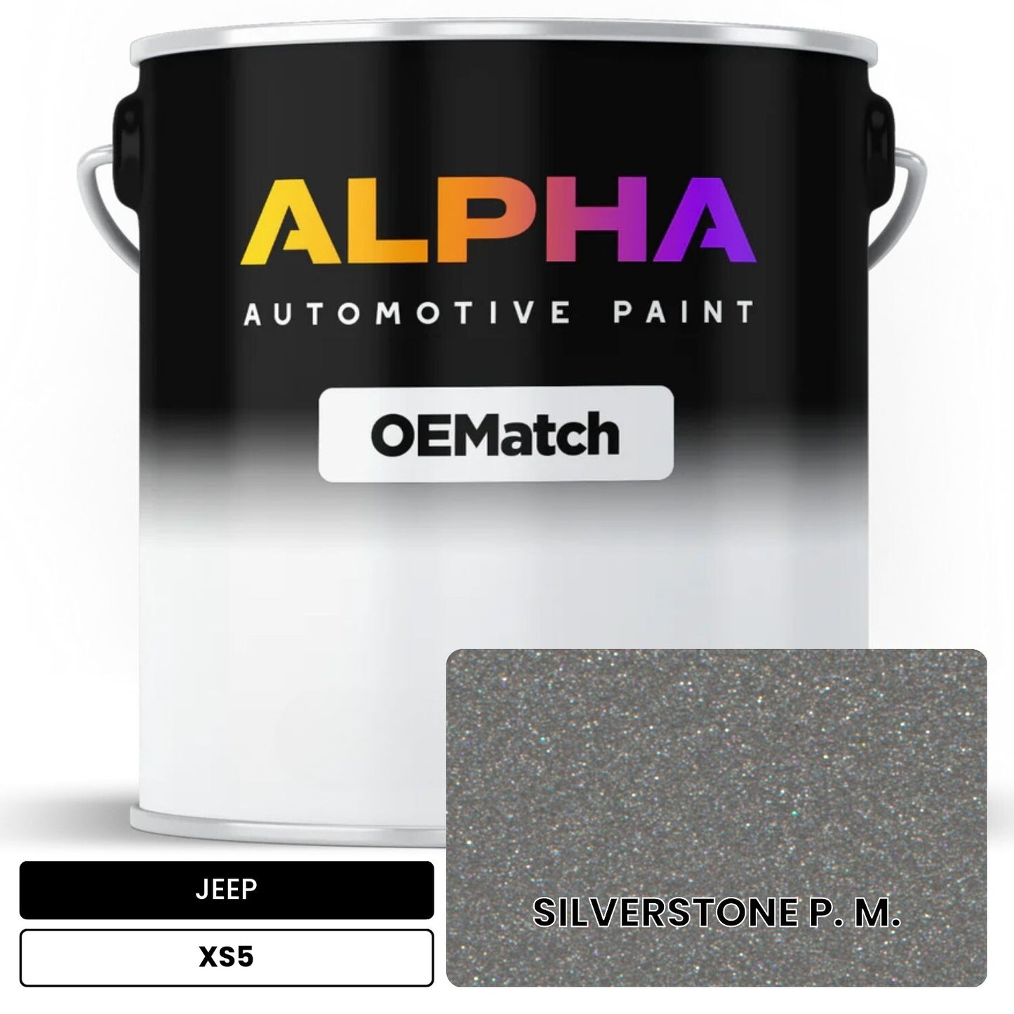 JEEP SILVERSTONE P. M. XS5 OEMatch Basecoat