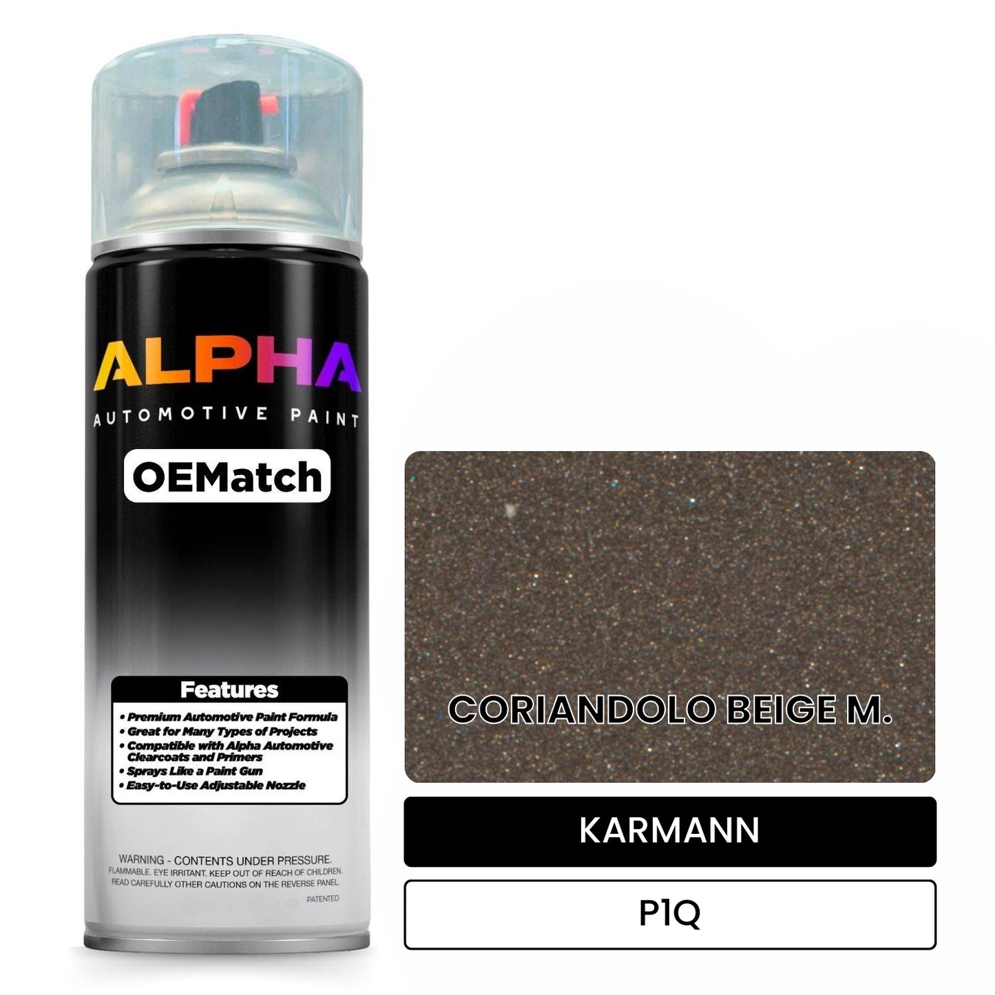 KARMANN Coriander Beige Metallic P1Q OEMatch Spraycan