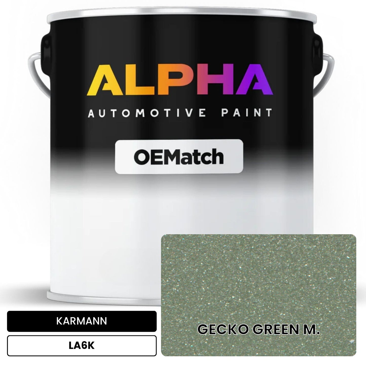 KARMANN Gecko Green Metallic LA6K OEMatch Basecoat