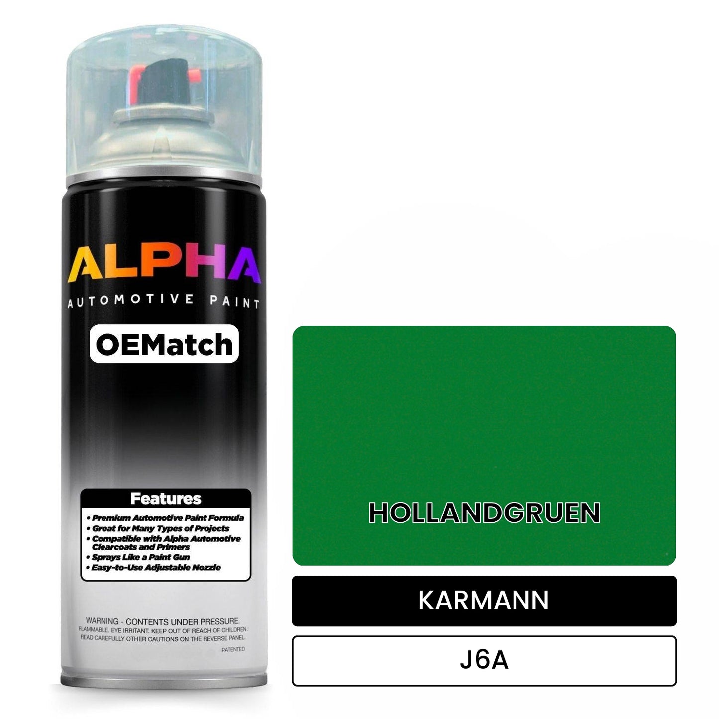 KARMANN Holland Green J6A OEMatch Spraycan