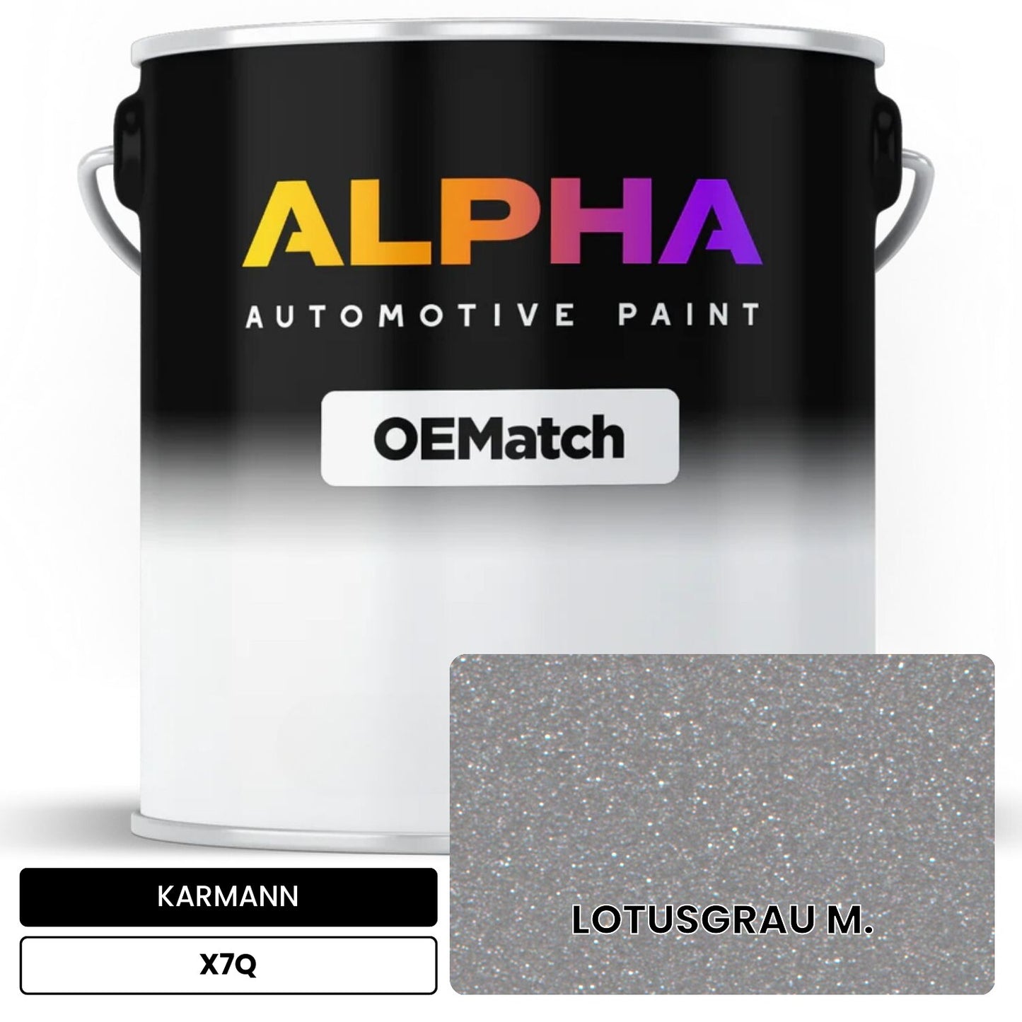 KARMANN Lotus Gray Metallic X7Q OEMatch Basecoat