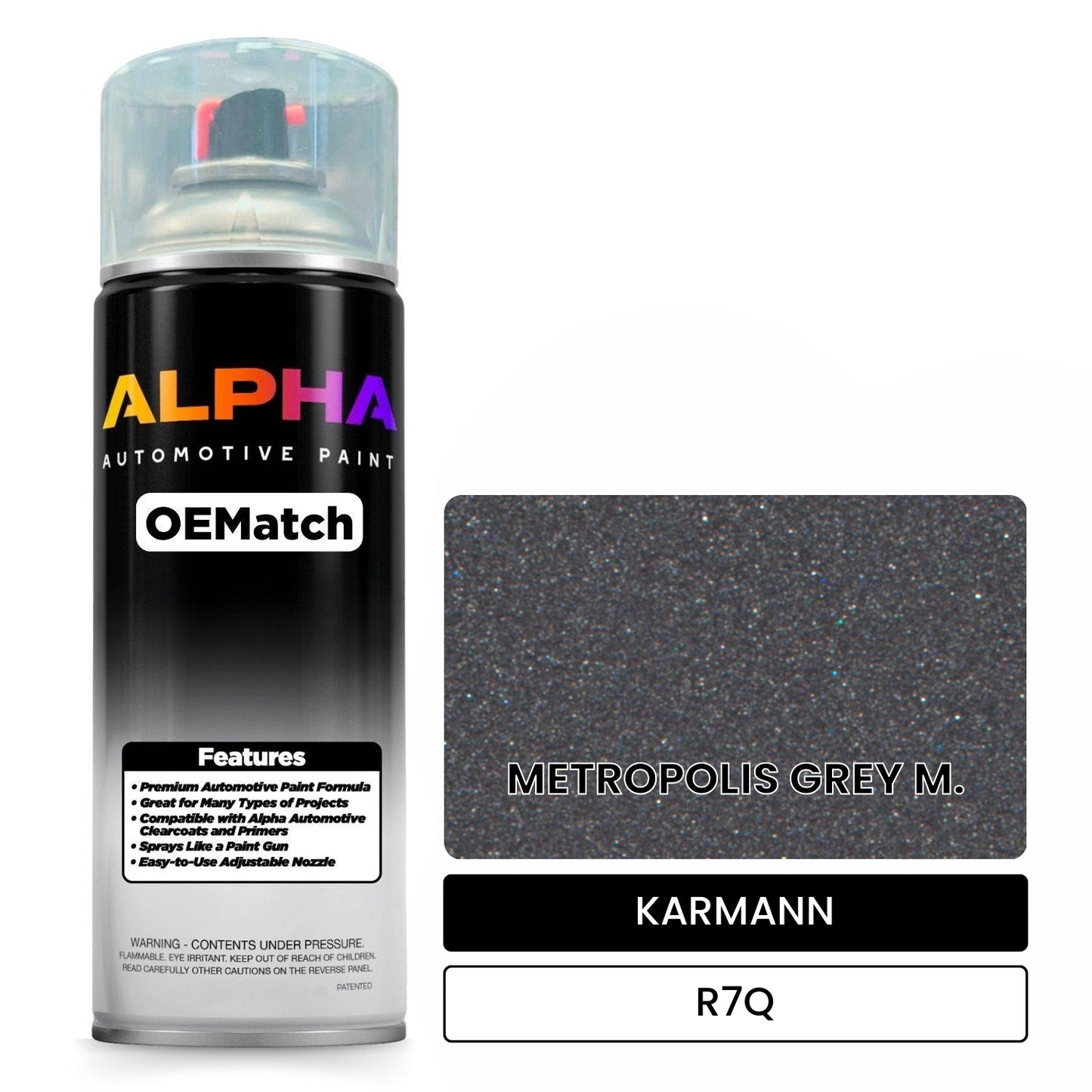 KARMANN Metropolis Grey Metallic R7Q OEMatch Spraycan