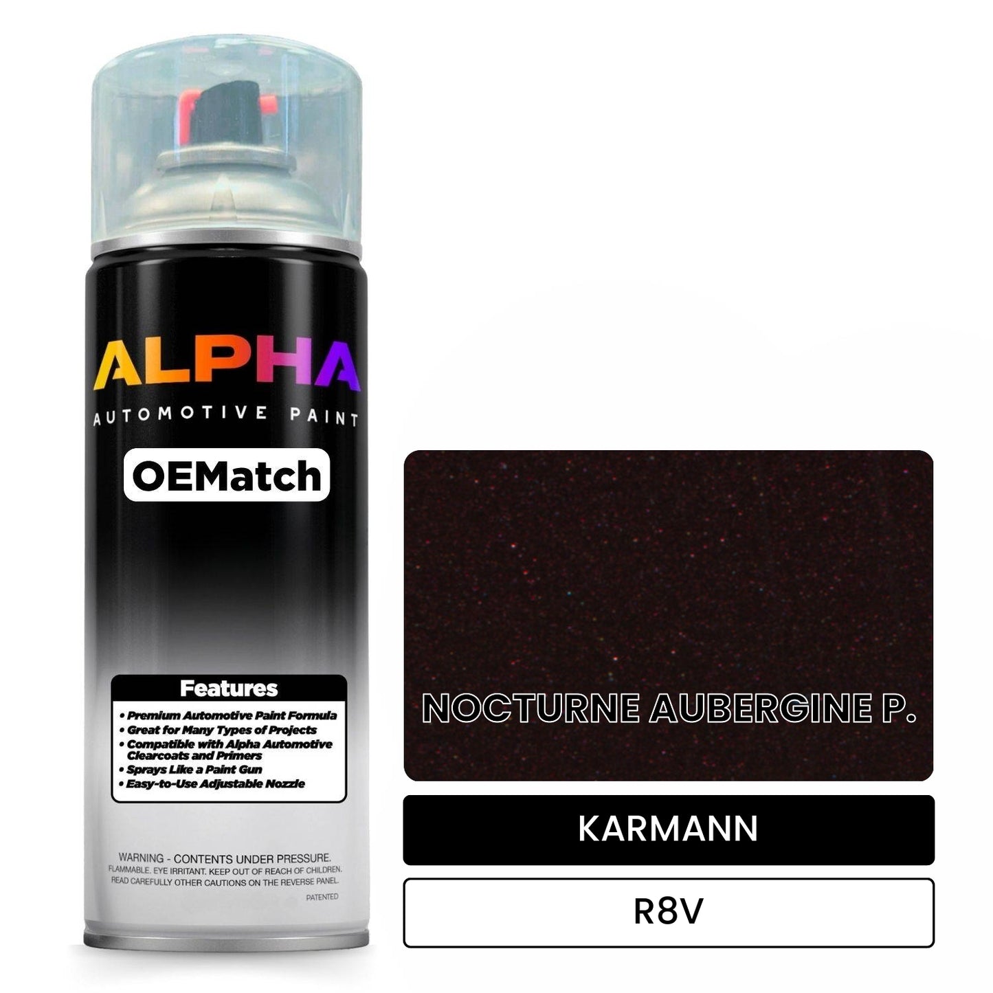 KARMANN Nocturne Aubergine R8V OEMatch Spraycan