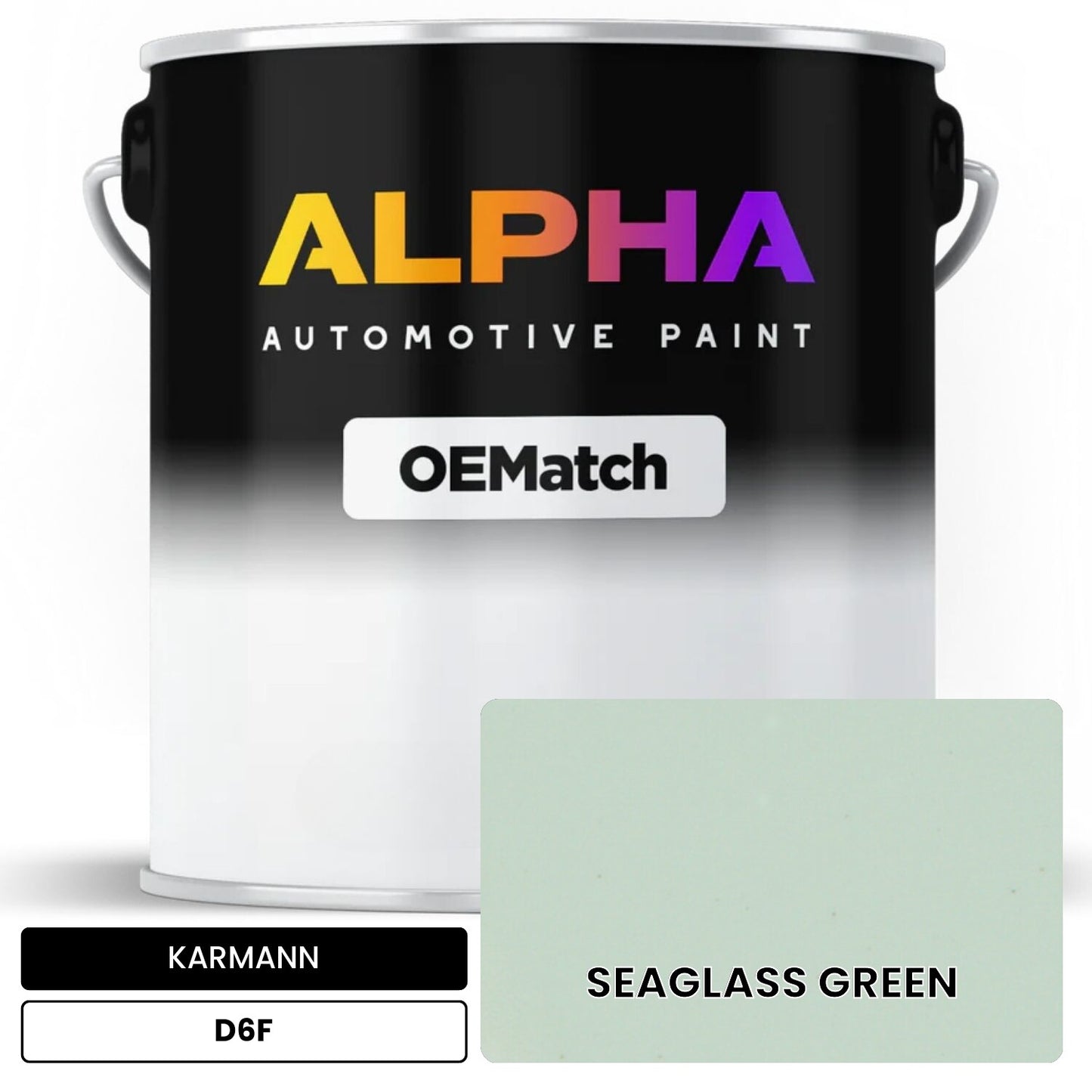 KARMANN Seaglass Green D6F OEMatch Basecoat