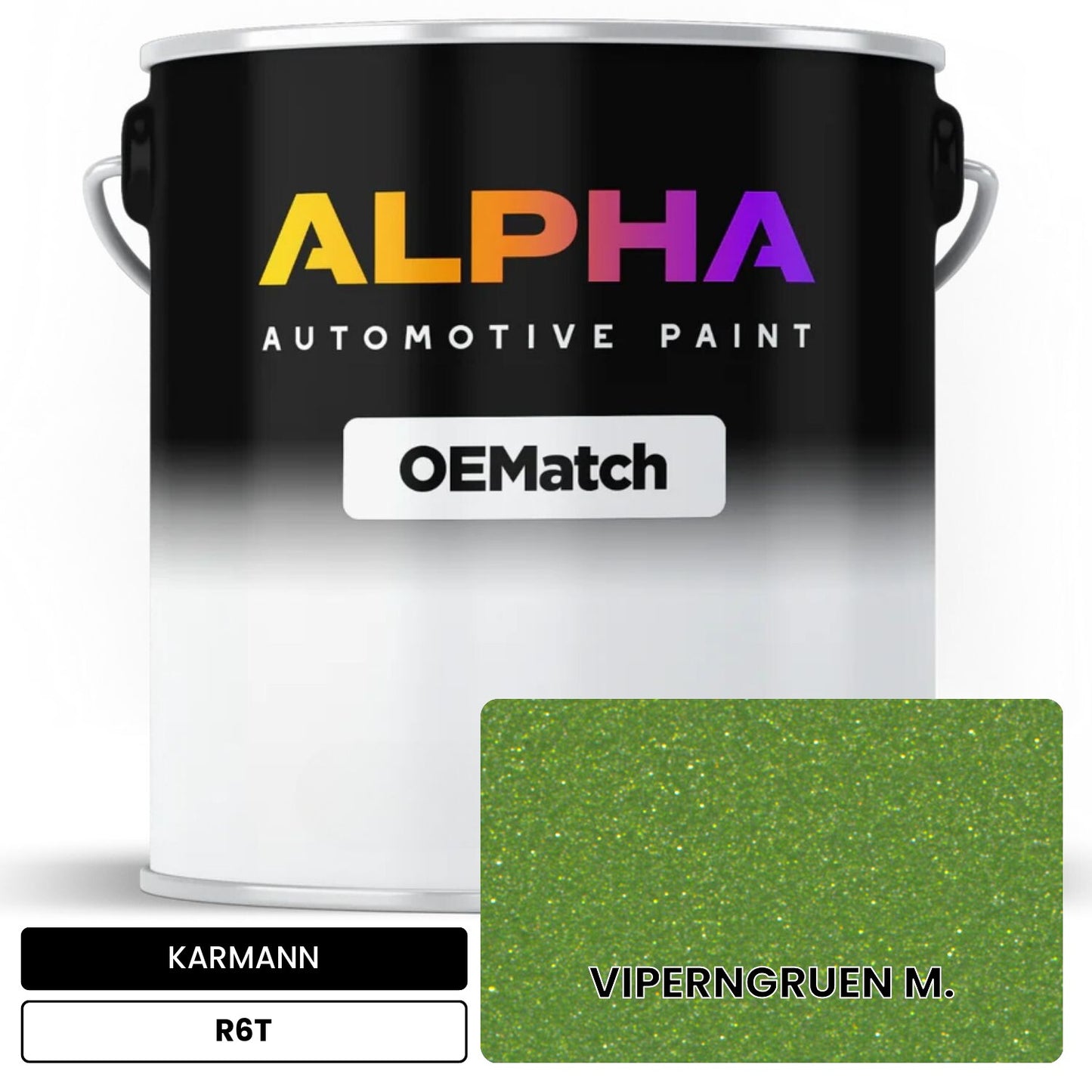 KARMANN Viper Green Metallic R6T OEMatch Basecoat