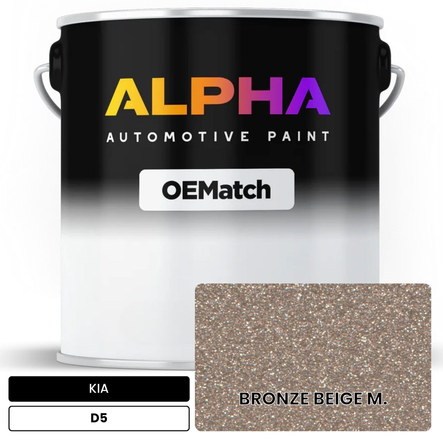 KIA BRONZE BEIGE M. D5 OEMatch Basecoat