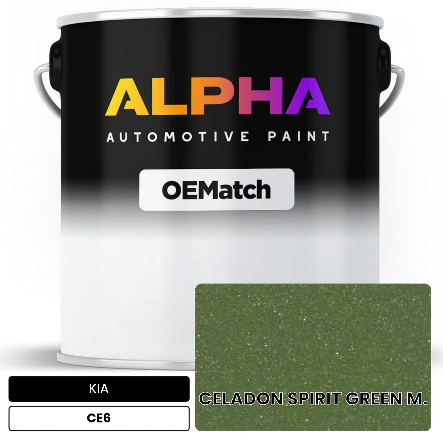 KIA CELADON SPIRIT GREEN M. CE6 OEMatch Basecoat