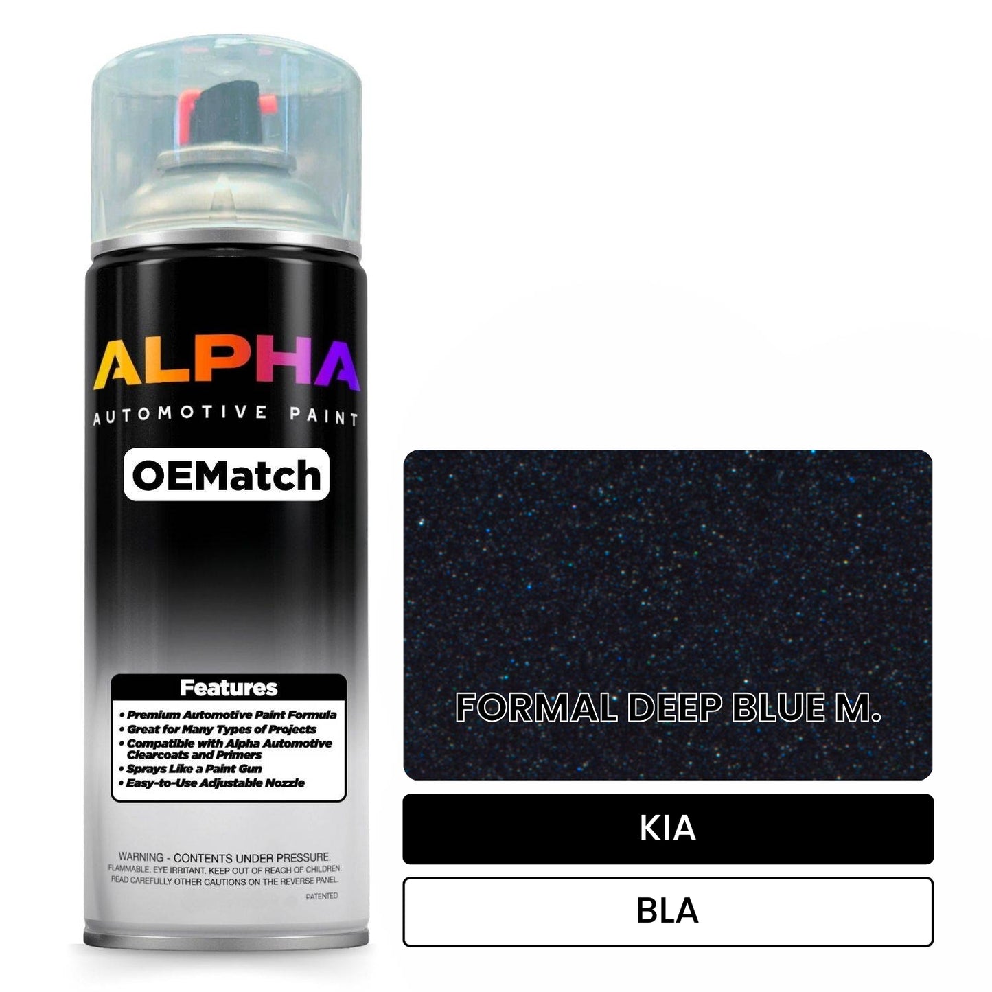 KIA FORMAL DEEP BLUE M. BLA OEMatch Spraycan