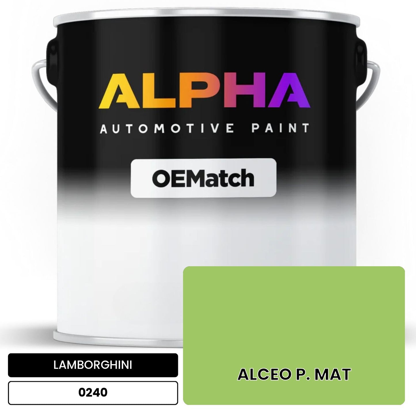 LAMBORGHINI ALCEO P. MAT 0240 OEMatch Basecoat